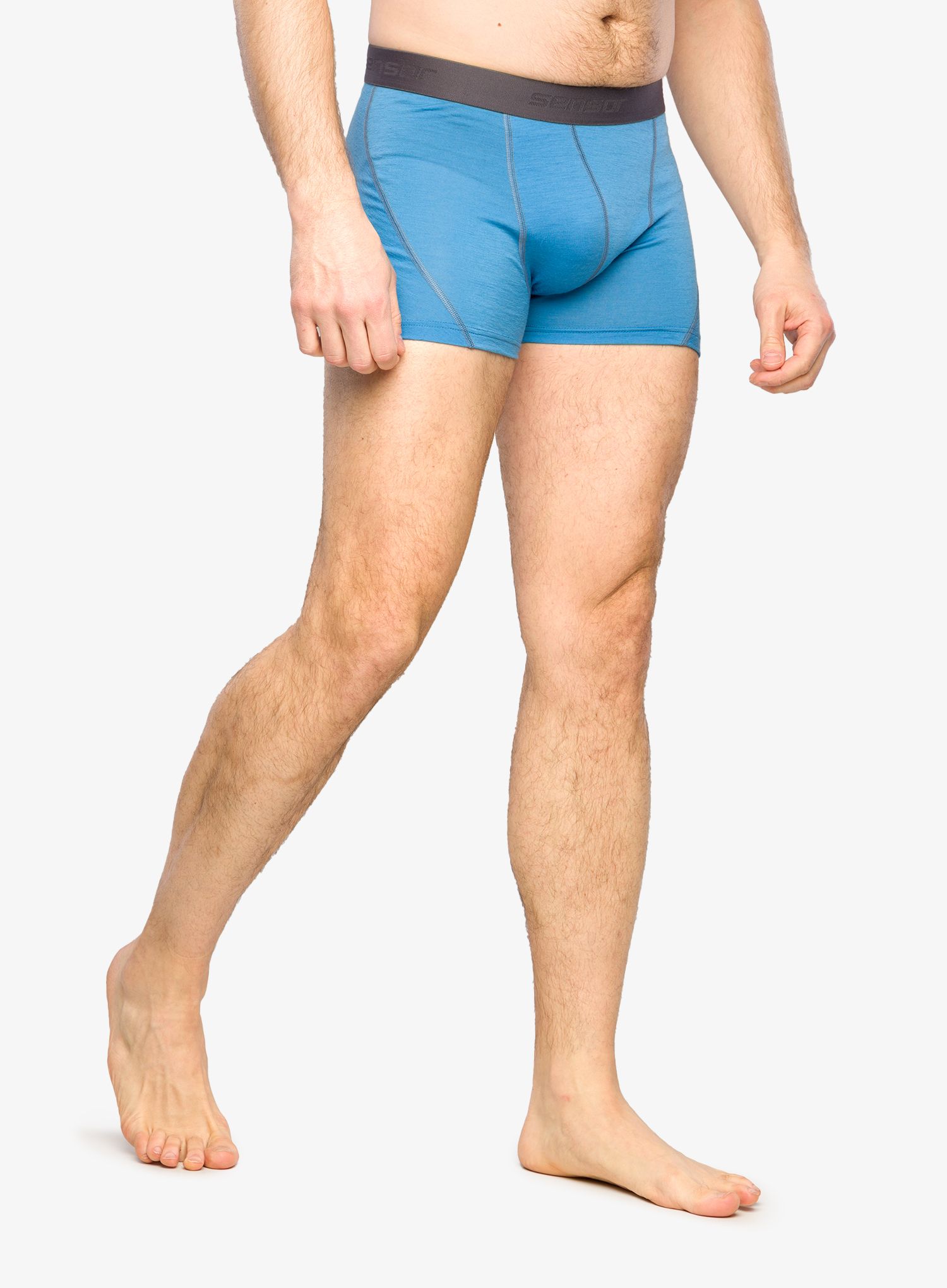 Boksarice Sensor Merino Active 3Pack - black/blue/dark blue