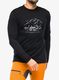 Majica z dolgimi rokavi Sensor Merino Active PT Tee L/S - black van life