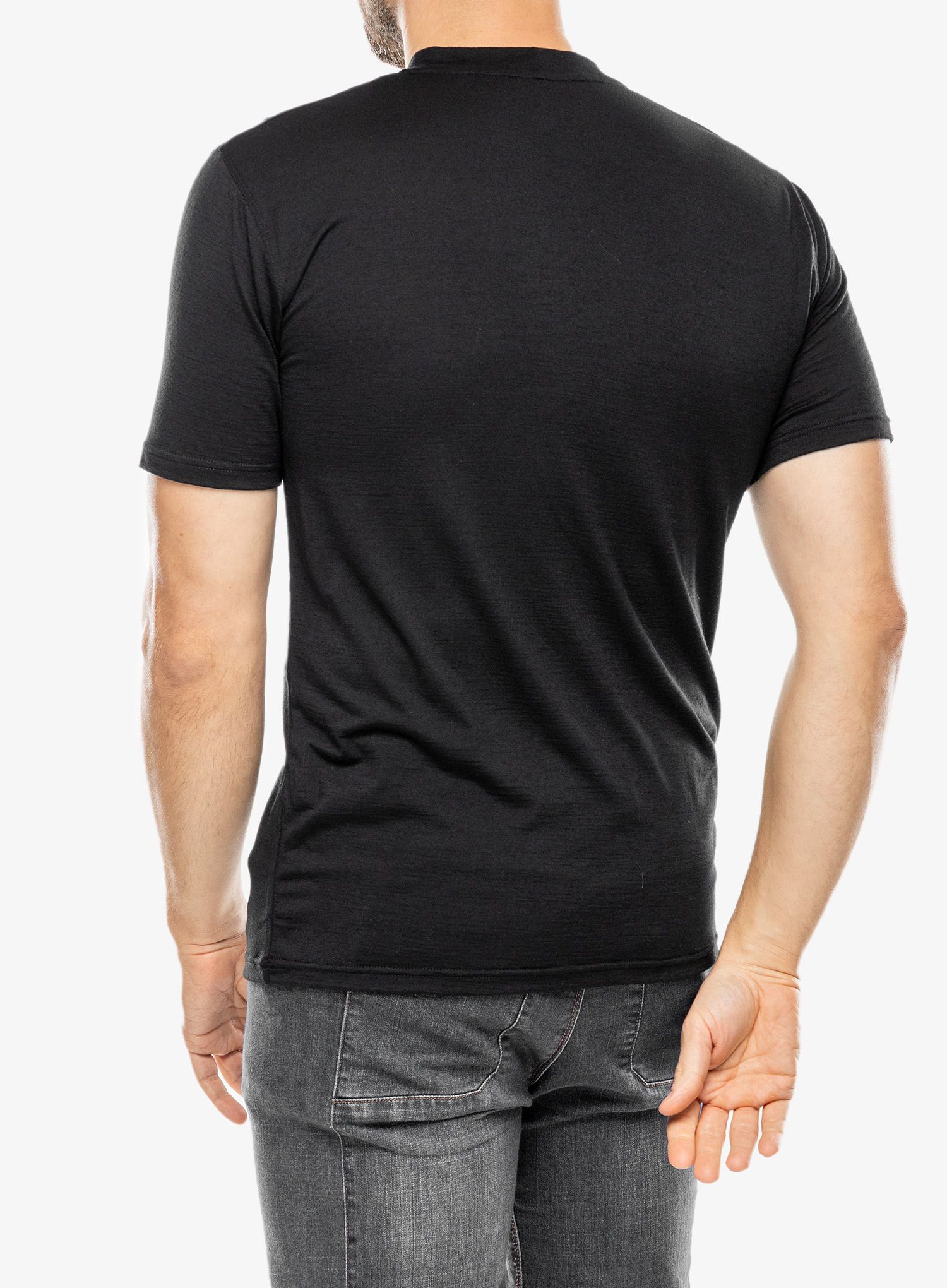 Majica s potiskom Sensor Merino Active PT Tee S/S - black van life