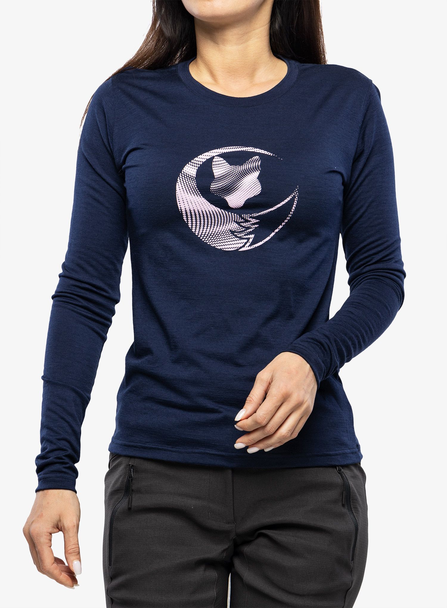 Jopica Sensor Merino Active PT Tee LS Fox - deep blue