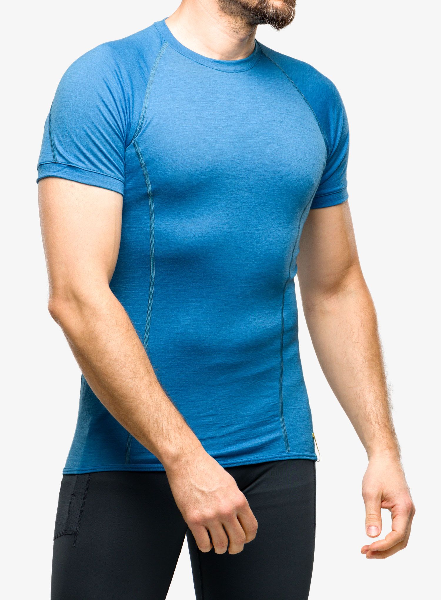 Moška majica Sensor Merino Active Tee S/S - blue