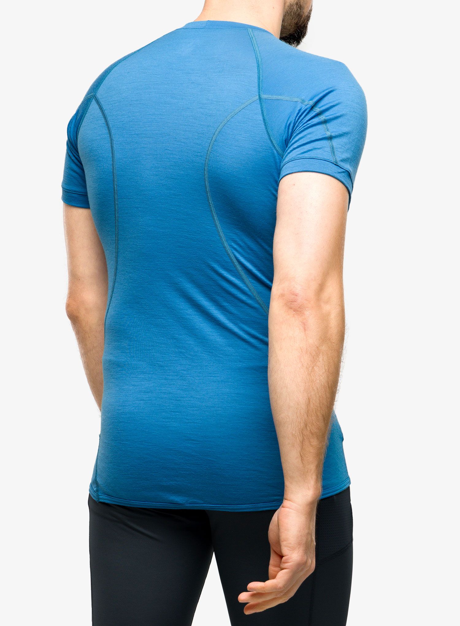 Moška majica Sensor Merino Active Tee S/S - blue