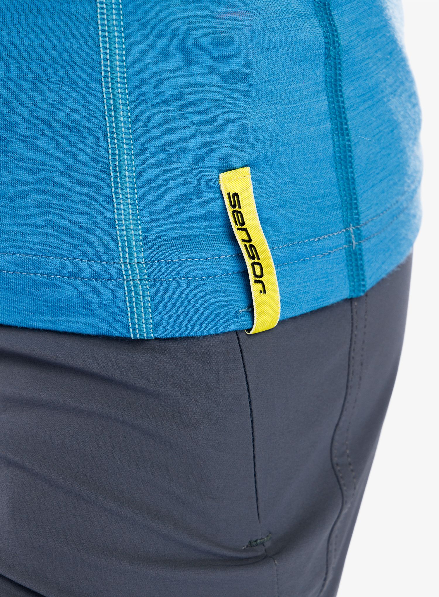 Ženska majica Sensor Merino Active Tee S/S - blue