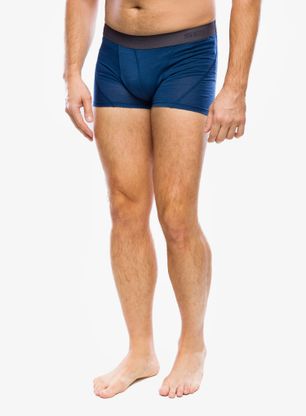 Moške boksarice Sensor Merino Air 3-Pack Boxers - black/blue/olive