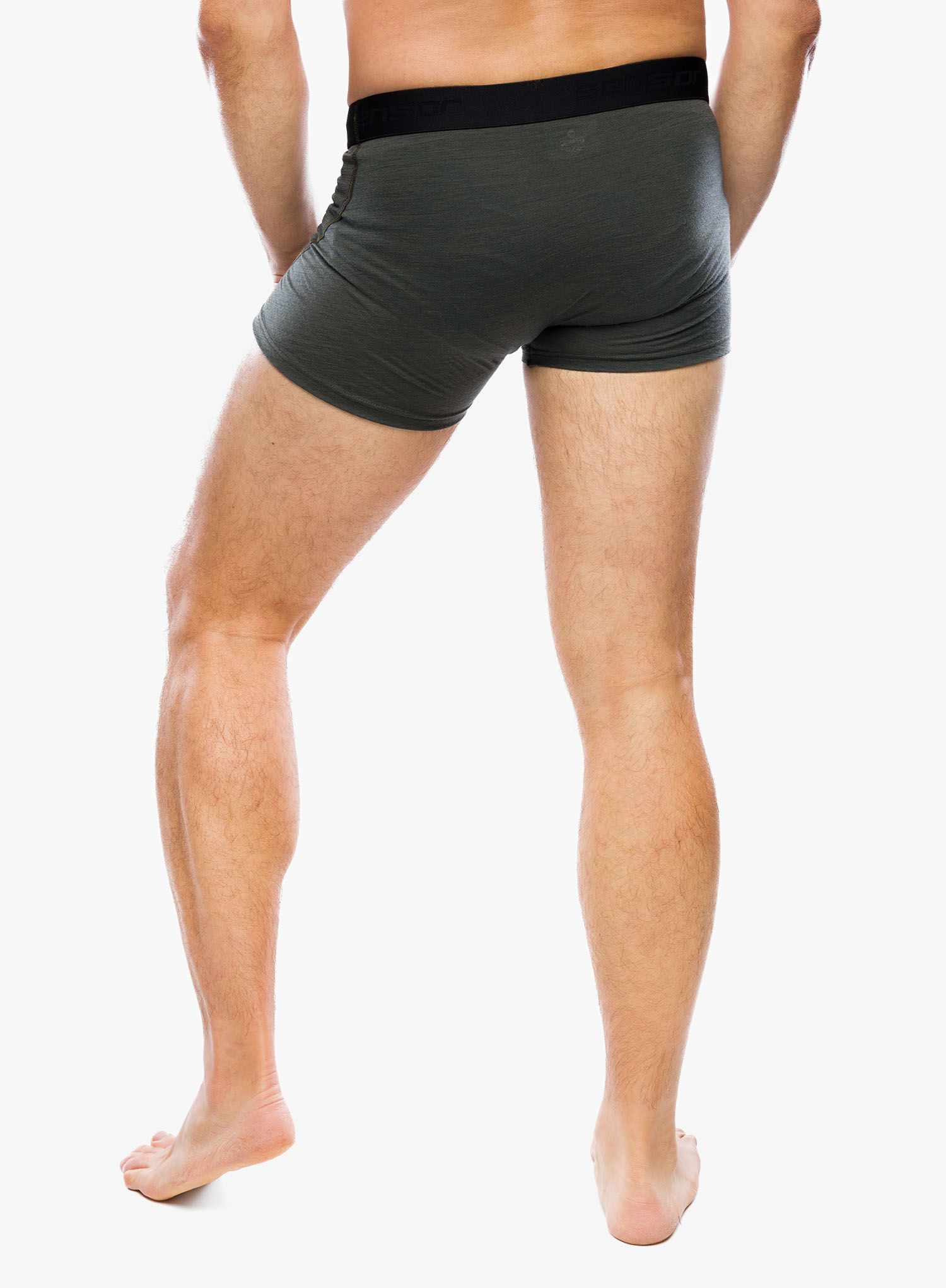 Moške boksarice Sensor Merino Air 3-Pack Boxers - black/blue/olive
