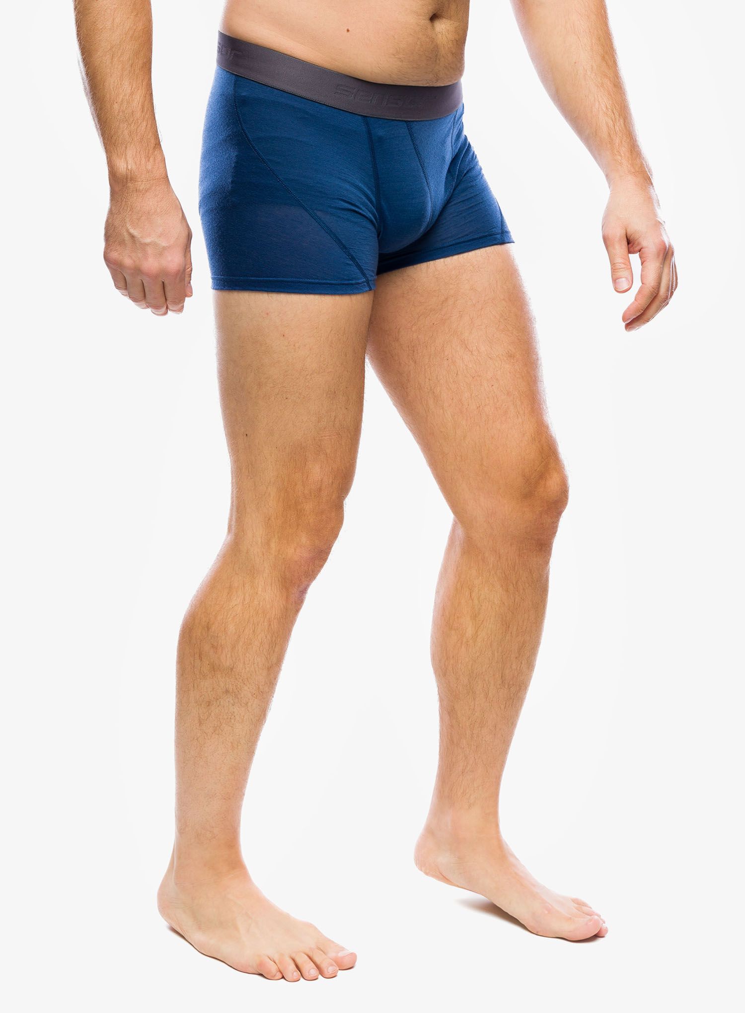 Moške boksarice Sensor Merino Air 3-Pack Boxers - black/blue/olive