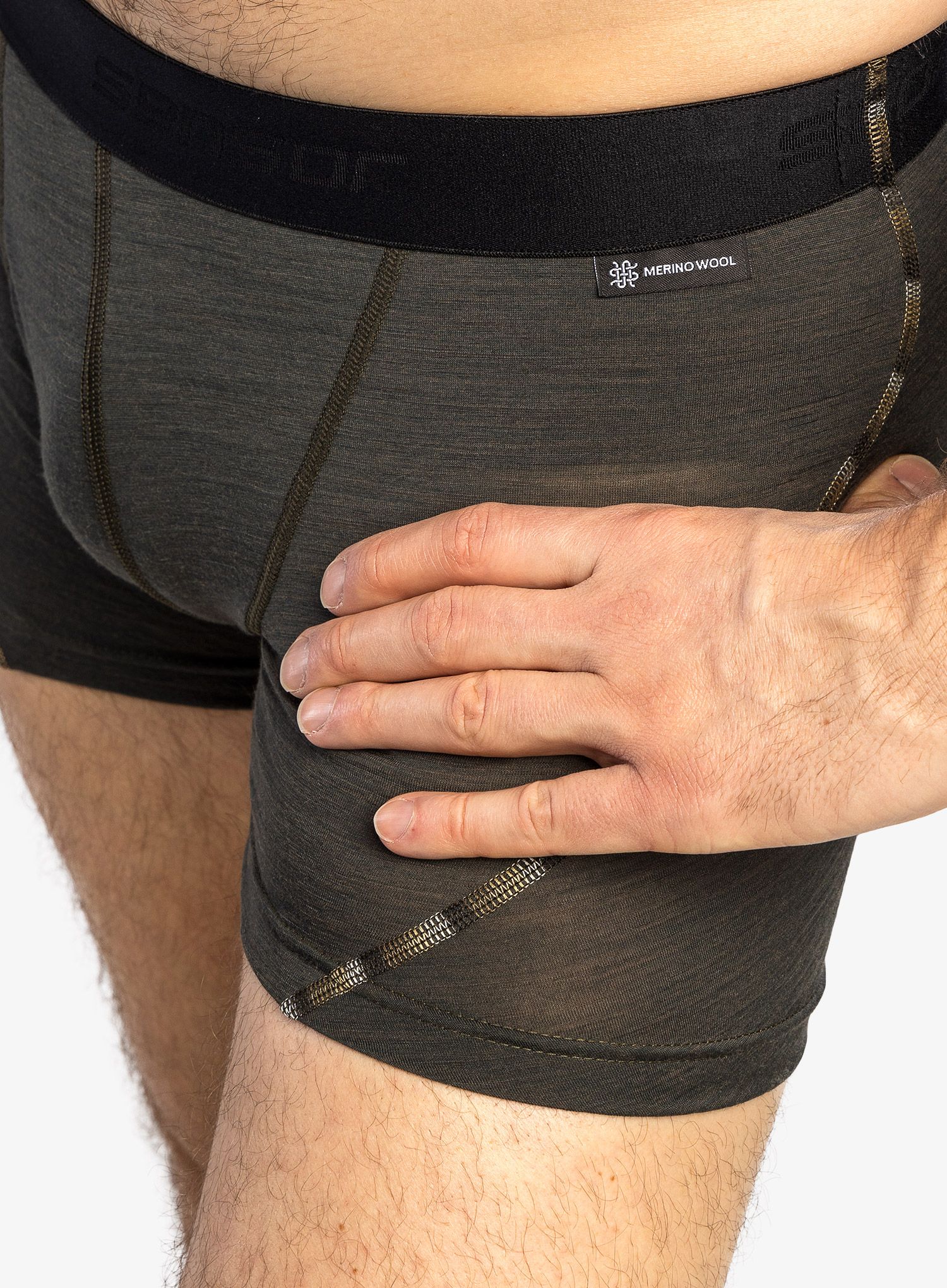 Boksarice Sensor Merino Air Boxers 3Pack - black/blue/olive