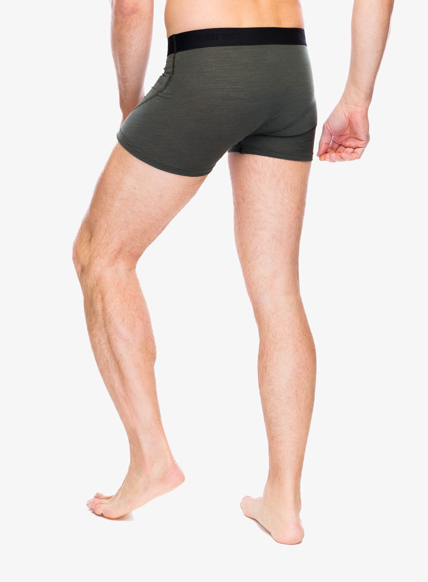 Boksarice Sensor Merino Air Boxers - olive green