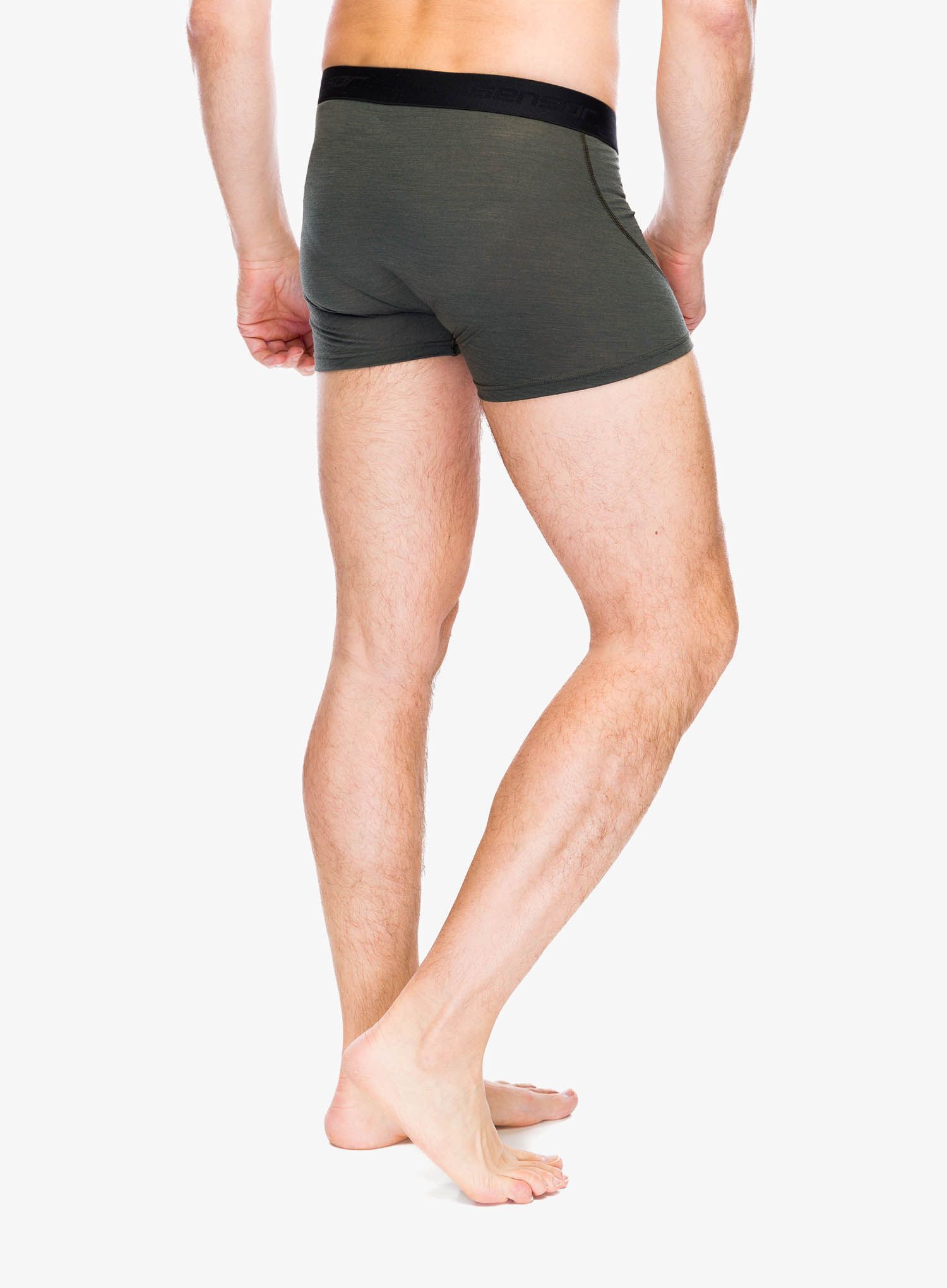Boksarice Sensor Merino Air Boxers - olive green