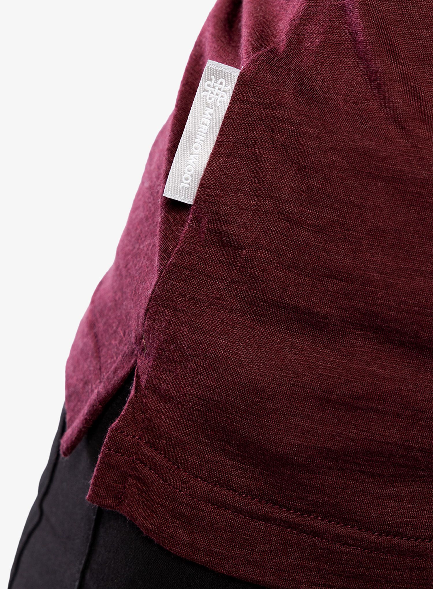 Jopica Sensor Merino Air PT Tee LS Hills - port red