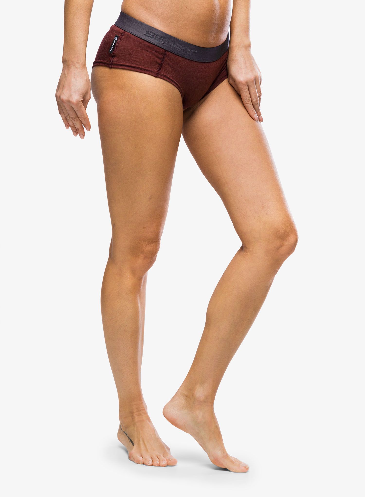 Ženske spodnjice Sensor Merino Air Panties - red