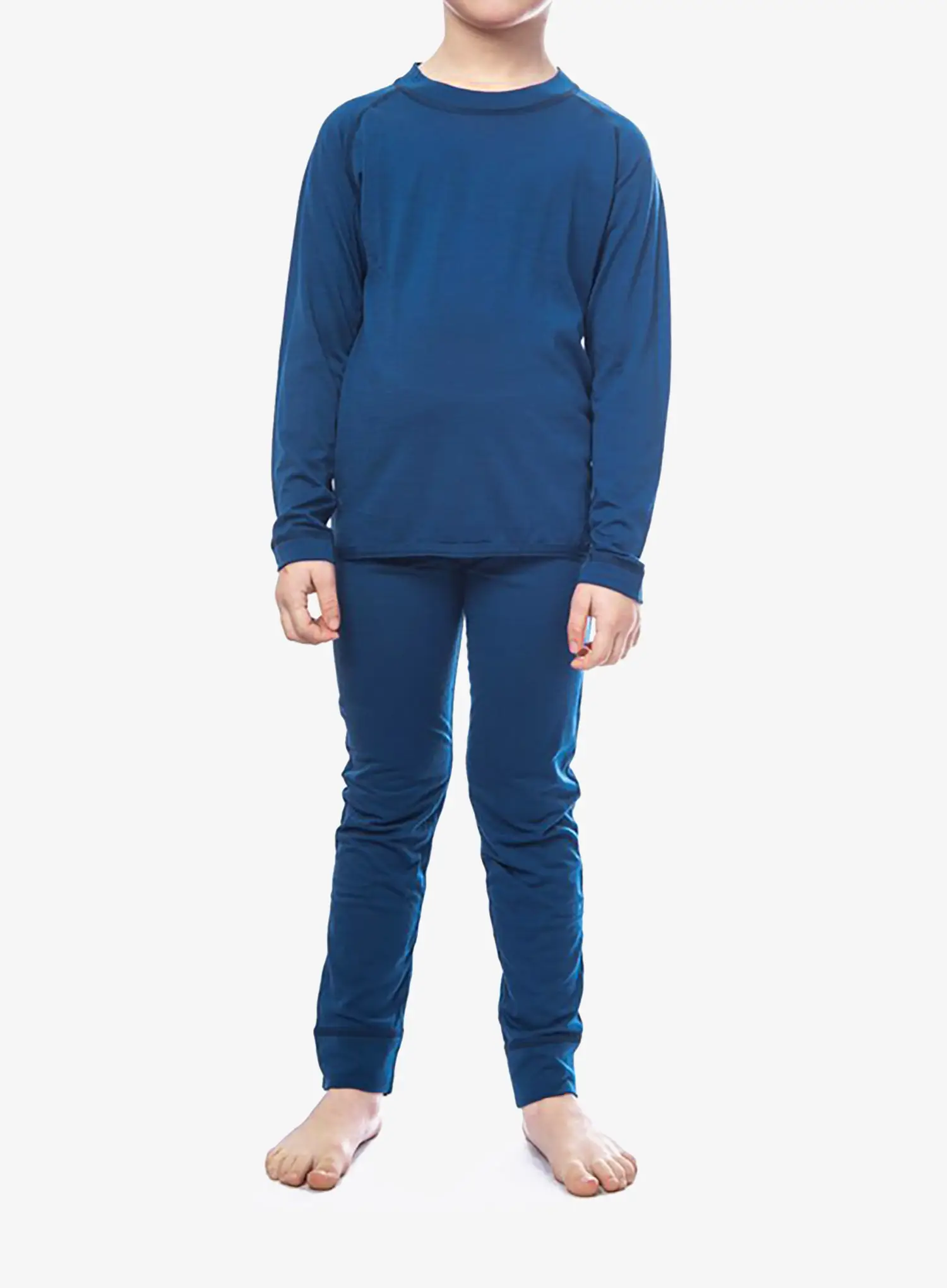 Otroško termo spodnje perilo Sensor Merino Air Set Tee LS + Underpants - dark blue