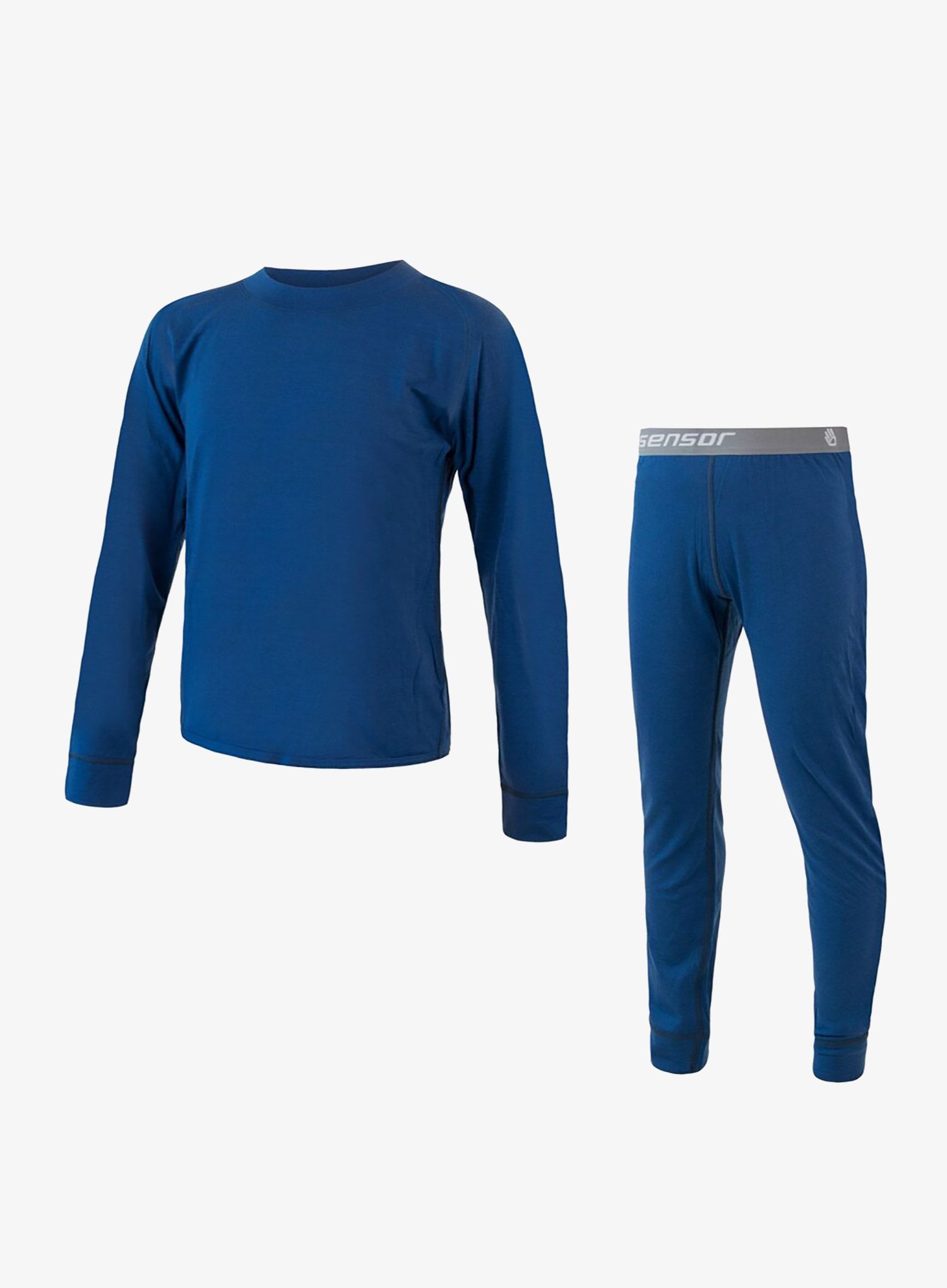 Otroško termo spodnje perilo Sensor Merino Air Set Tee LS + Underpants - dark blue