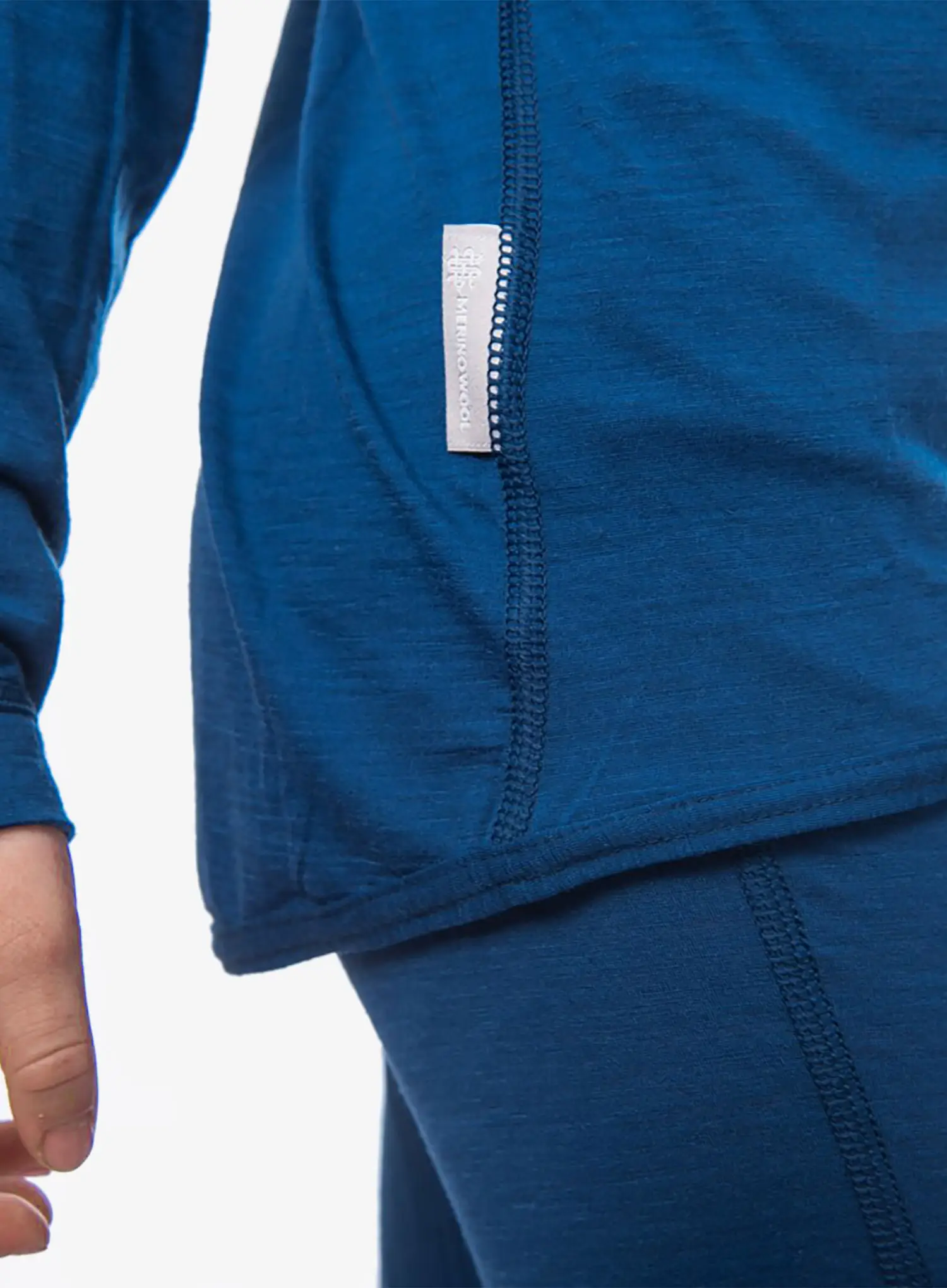Otroško termo spodnje perilo Sensor Merino Air Set Tee LS + Underpants - dark blue