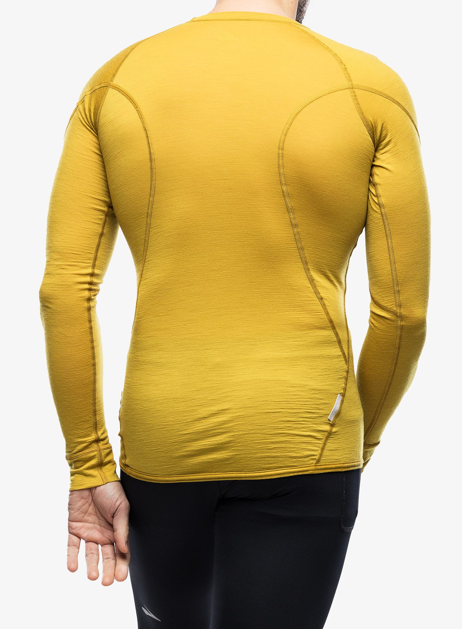 Termo flis jopa Sensor Merino Air Tee LS - mustard