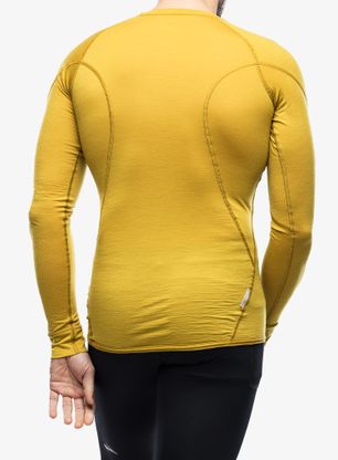 Termo flis jopa Sensor Merino Air Tee LS - mustard