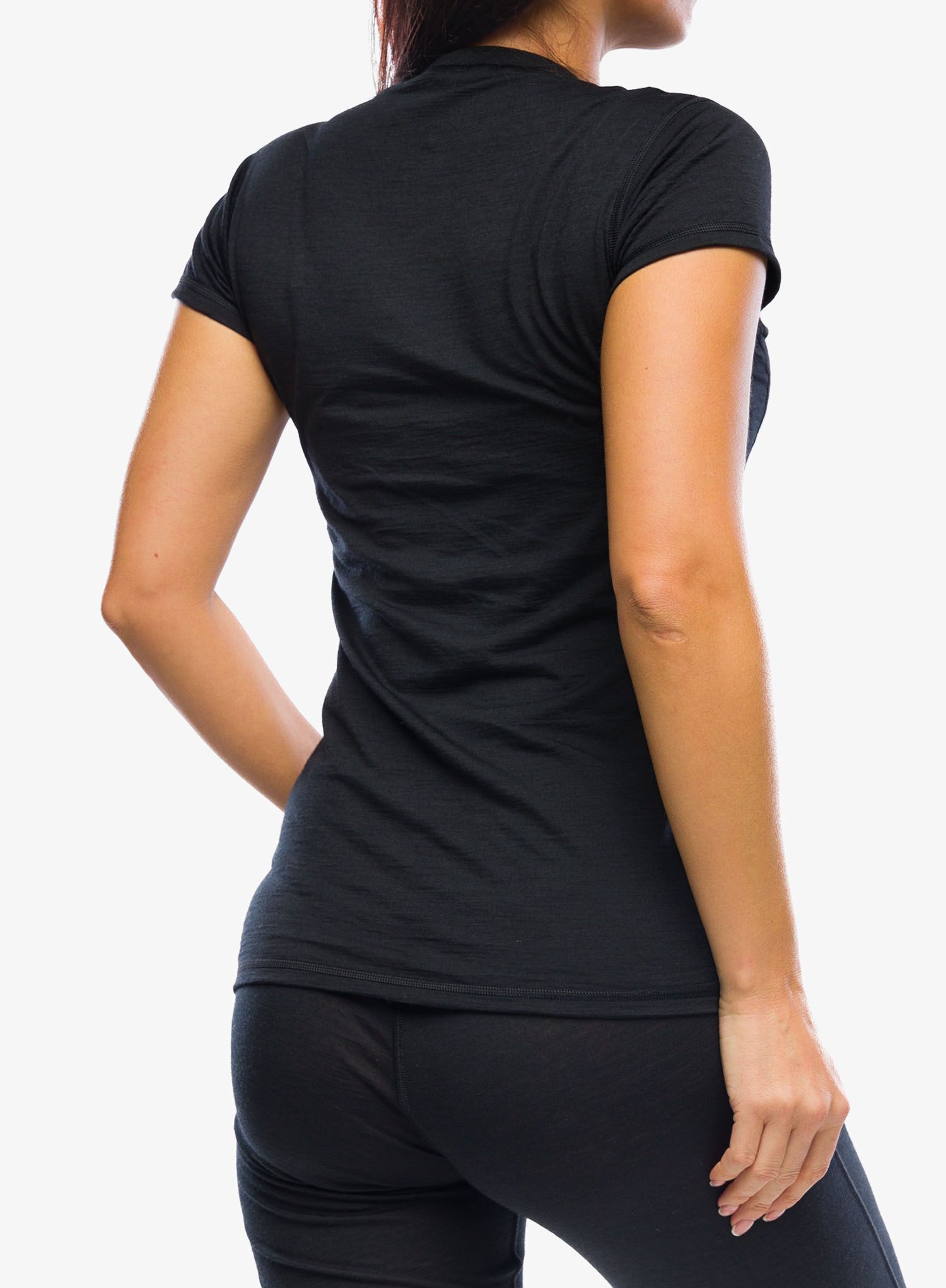 Ženska merino majica Sensor Merino Air Tee SS - black