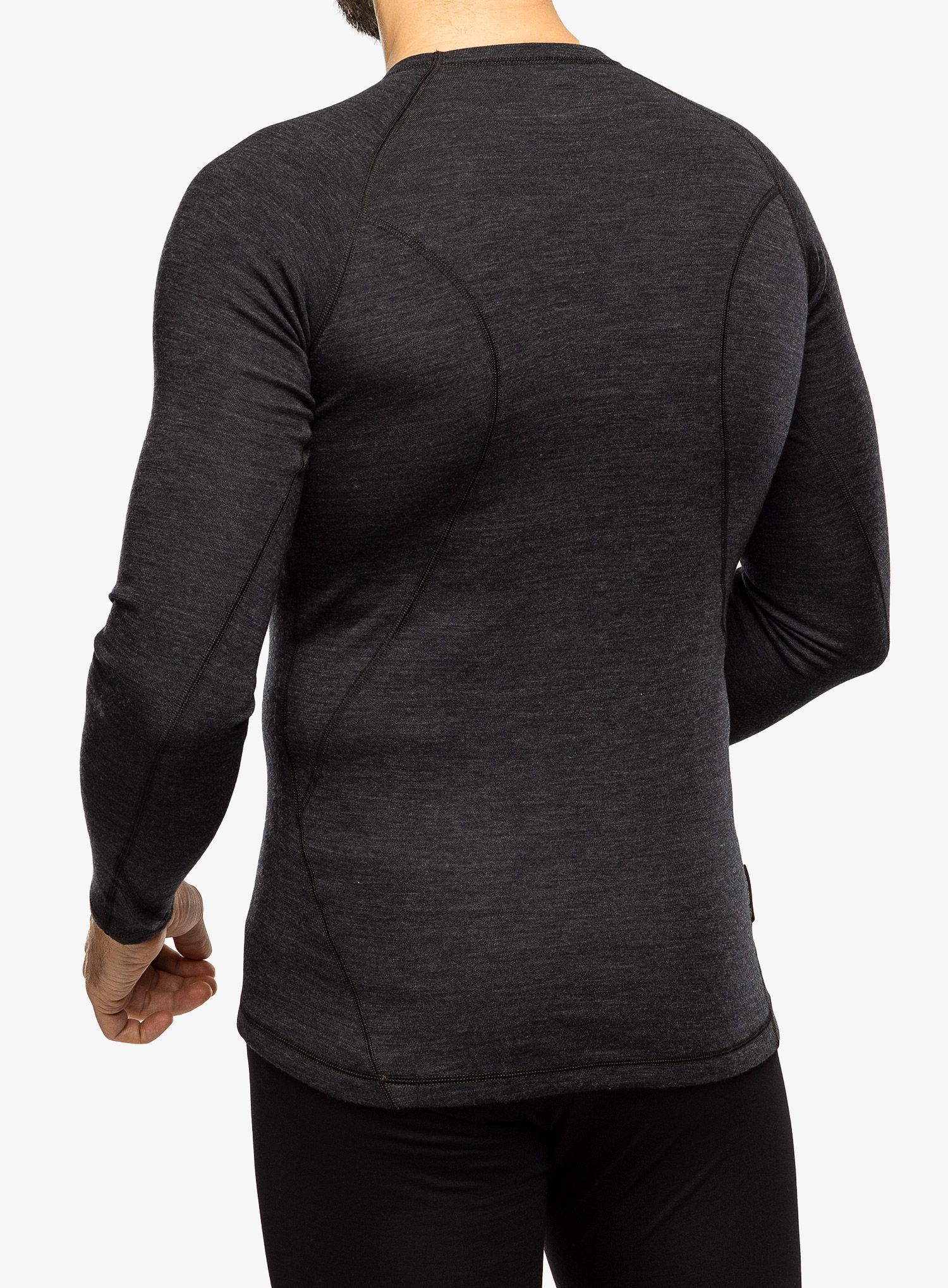 Termo flis jopa Sensor Merino Bold Tee LS - anthracite grey