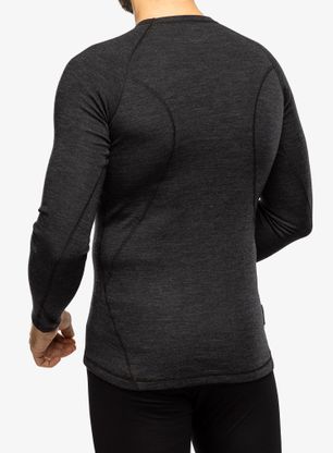 Termo flis jopa Sensor Merino Bold Tee LS - anthracite grey