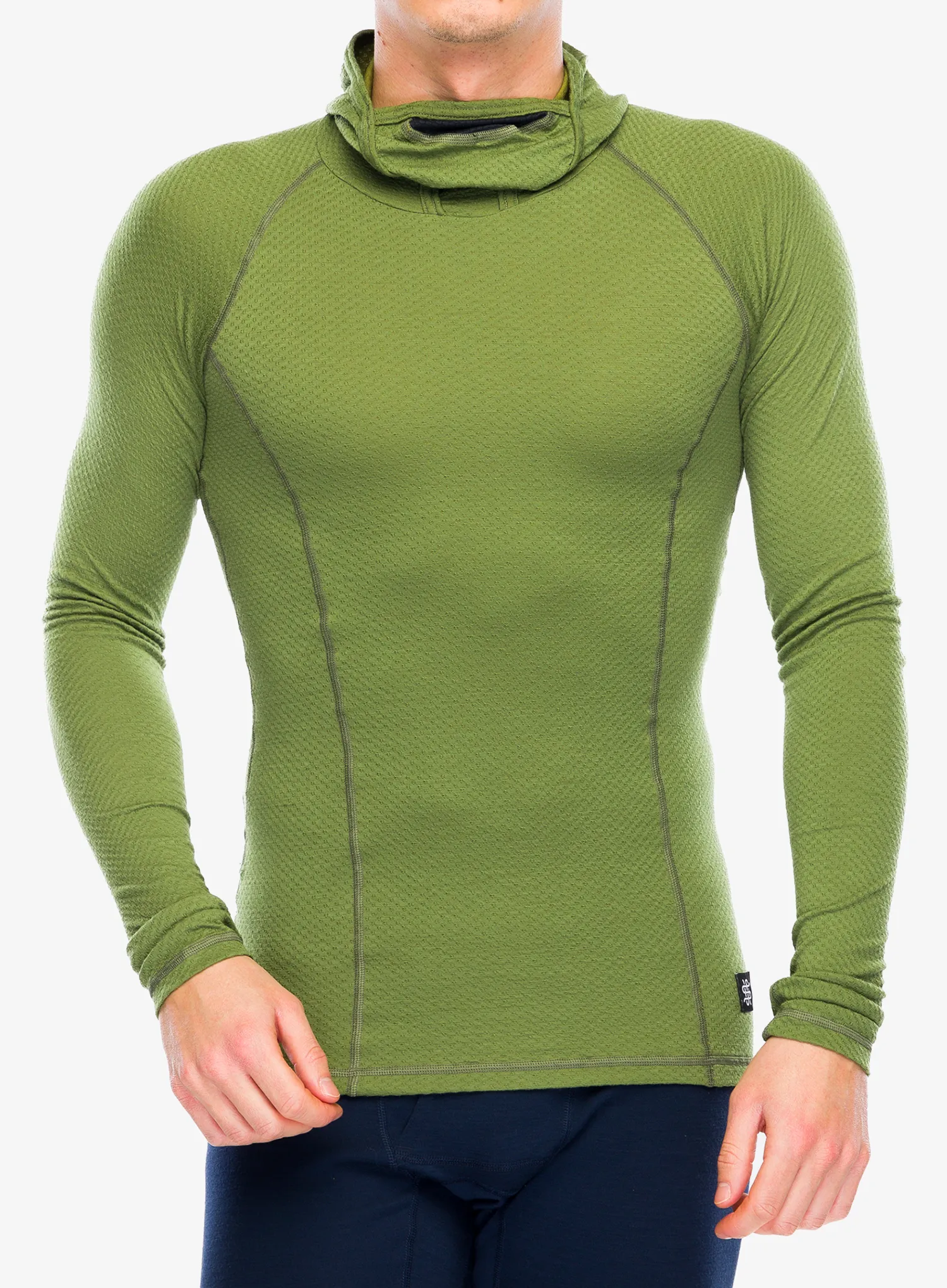 Termo flis jopa Sensor Merino DF Tee L/S Hooded - safari