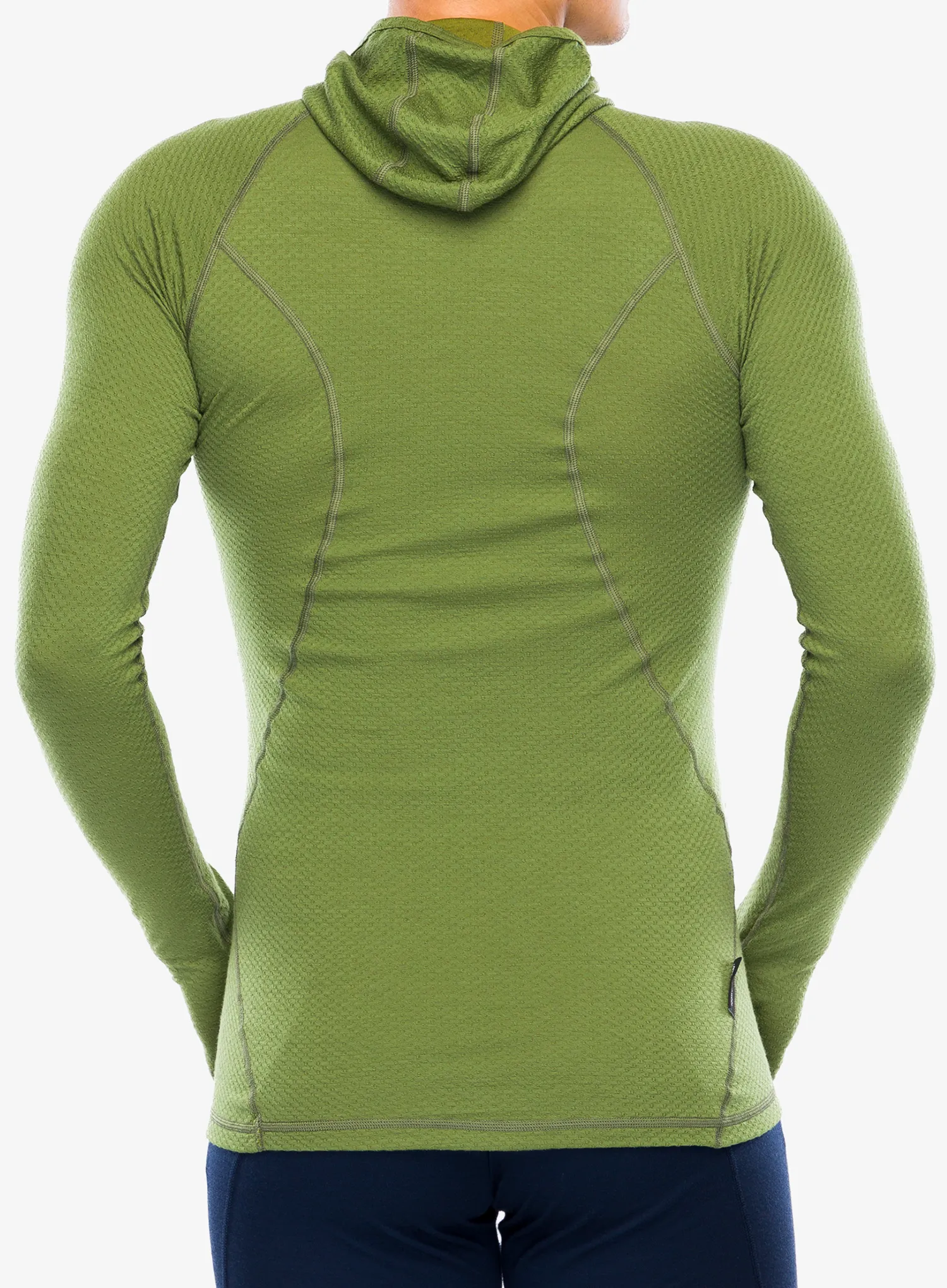 Termo flis jopa Sensor Merino DF Tee L/S Hooded - safari