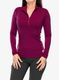 Termo flis jopa Sensor Merino DF Tee L/S Zip - lilla
