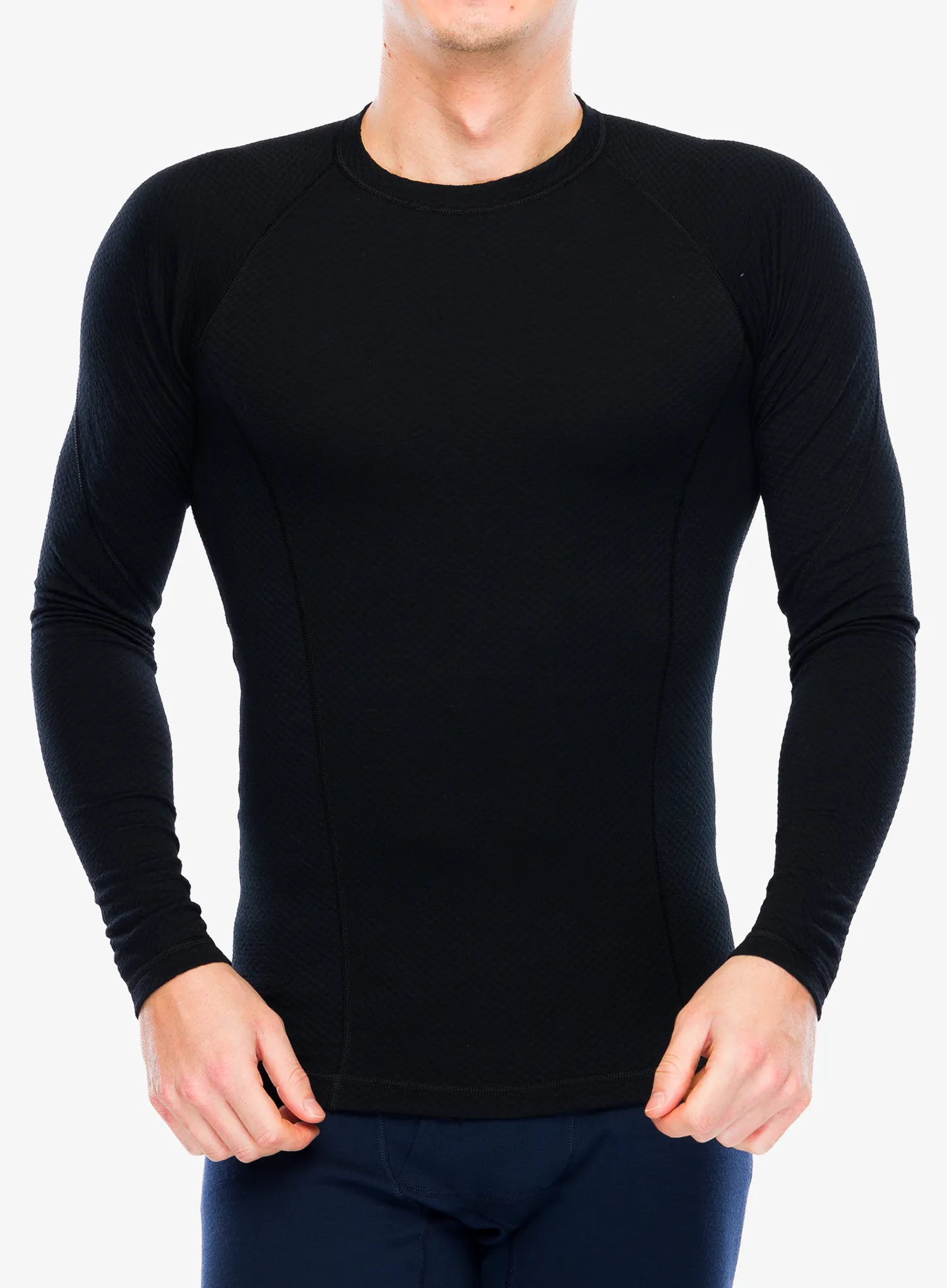Termo flis jopa Sensor Merino DF Tee L/S - black
