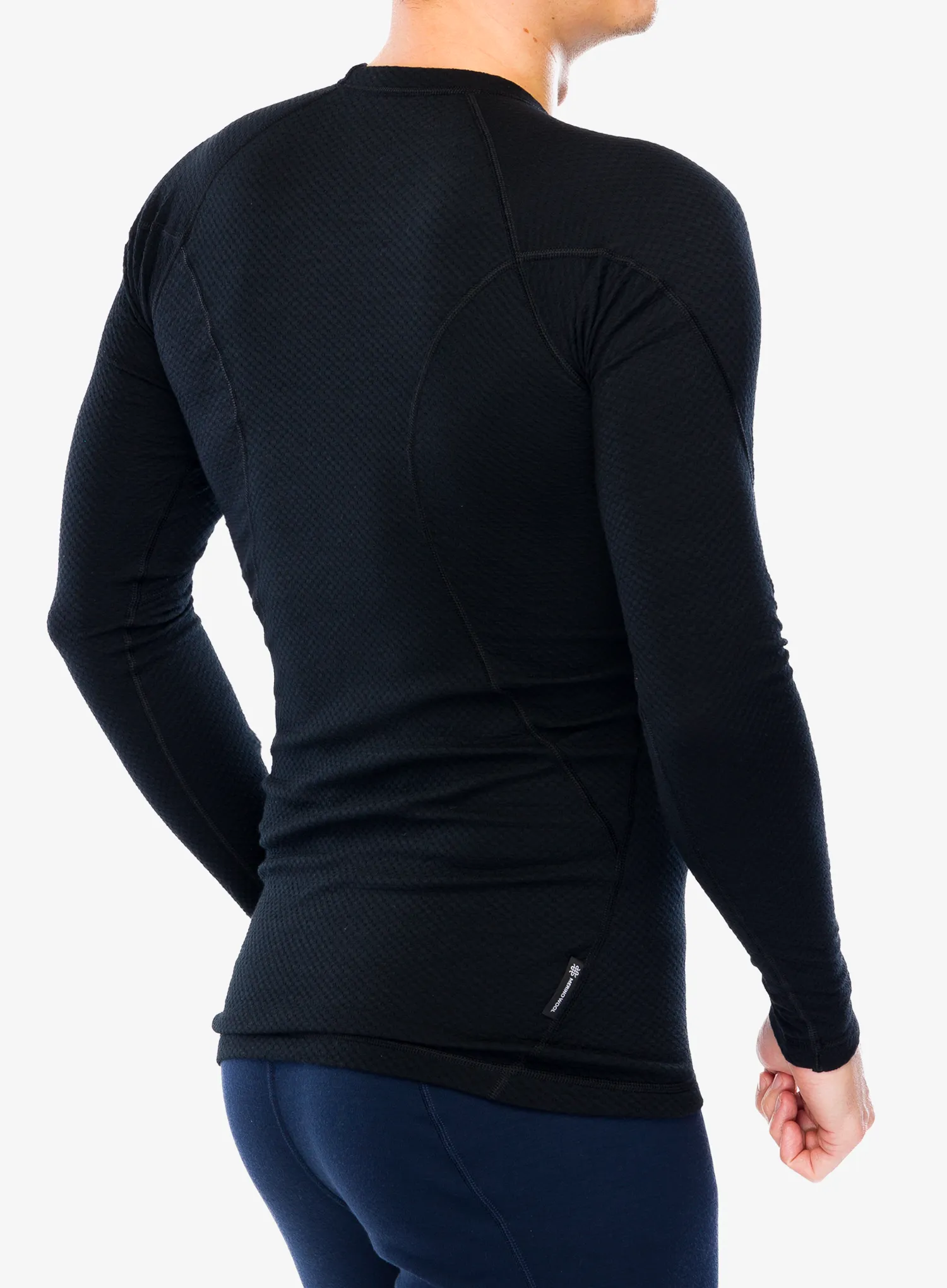 Termo flis jopa Sensor Merino DF Tee L/S - black