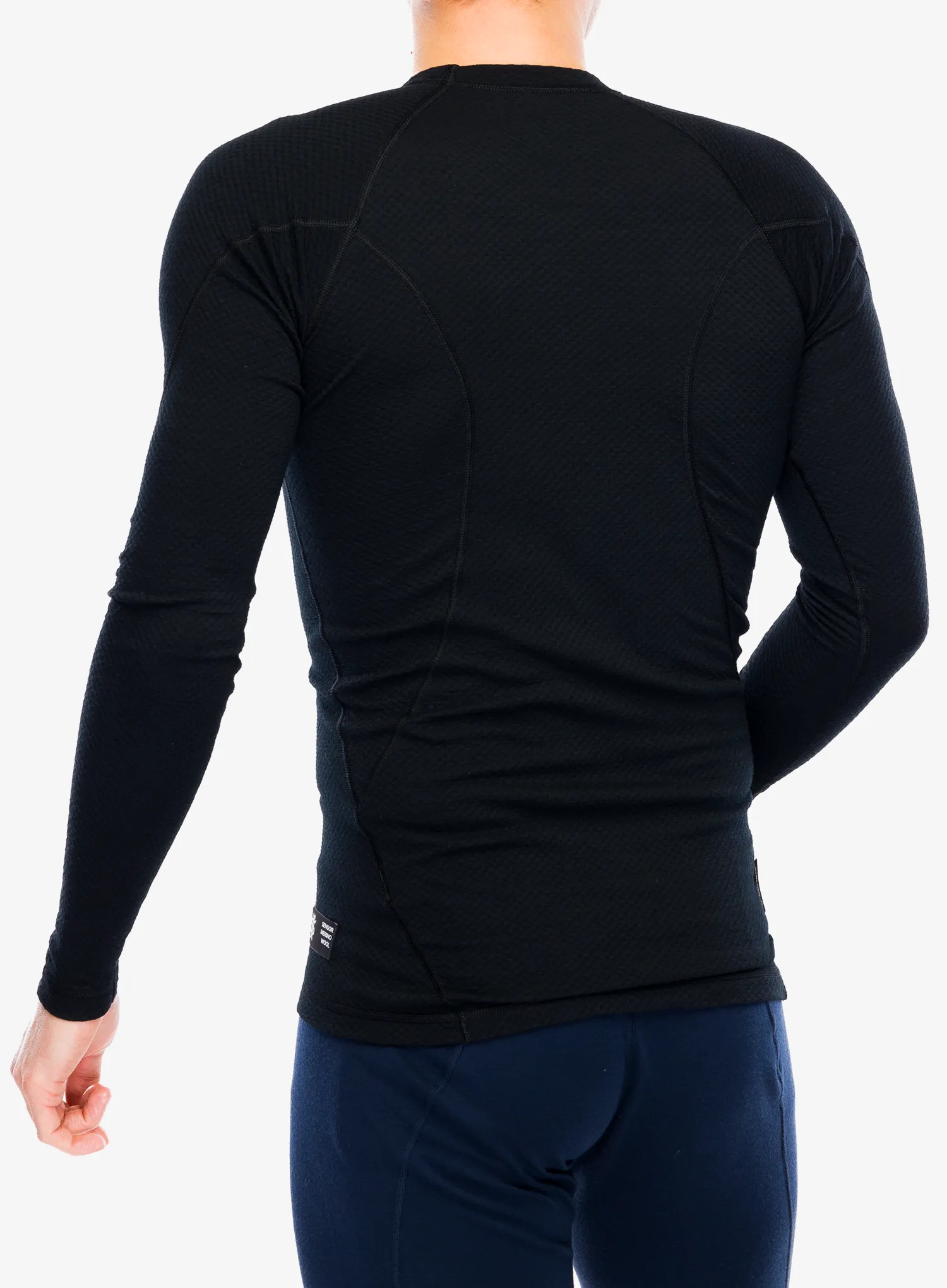 Termo flis jopa Sensor Merino DF Tee L/S - black
