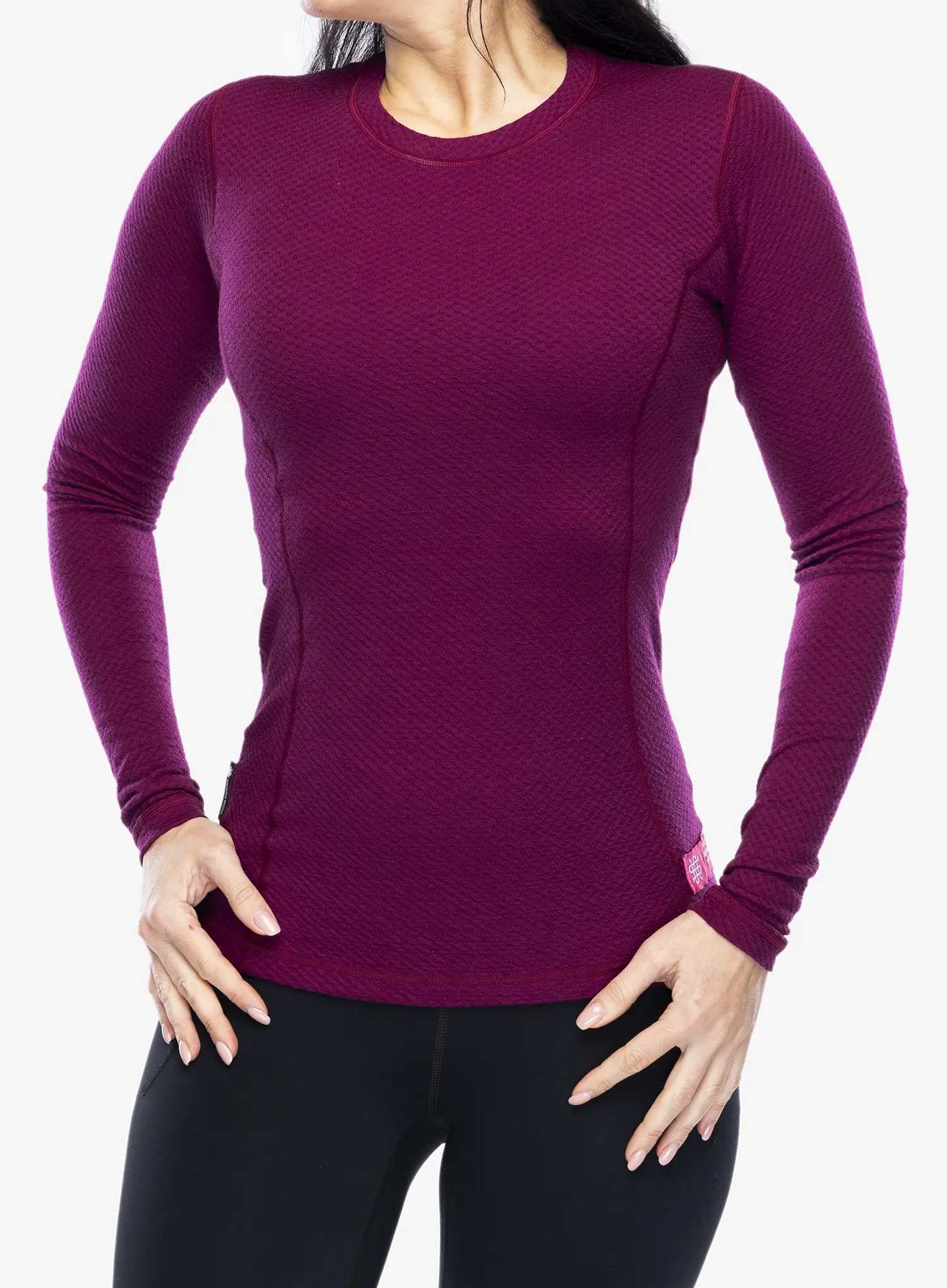 Termo flis jopa Sensor Merino DF Tee L/S - lilla