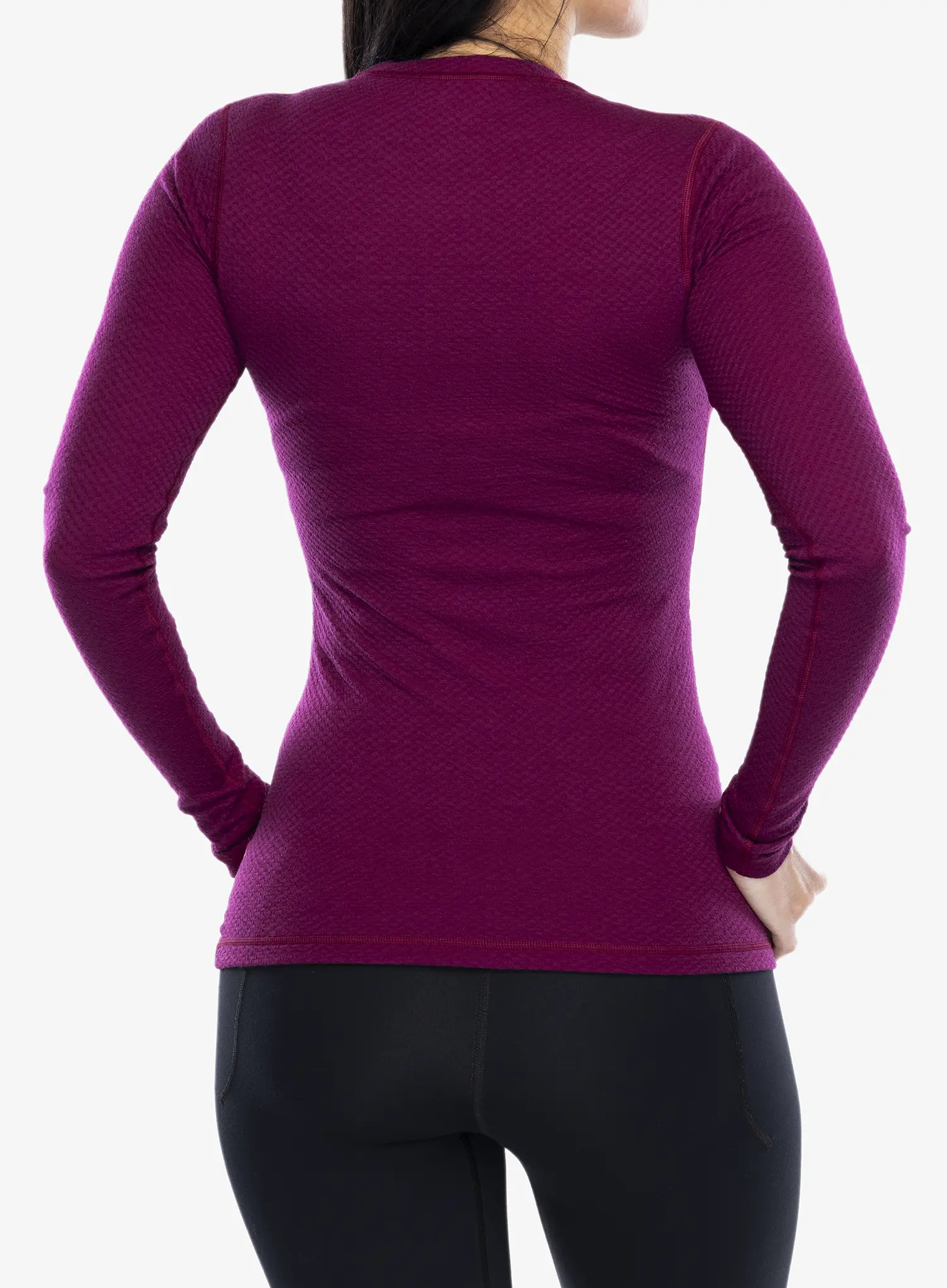 Termo flis jopa Sensor Merino DF Tee L/S - lilla