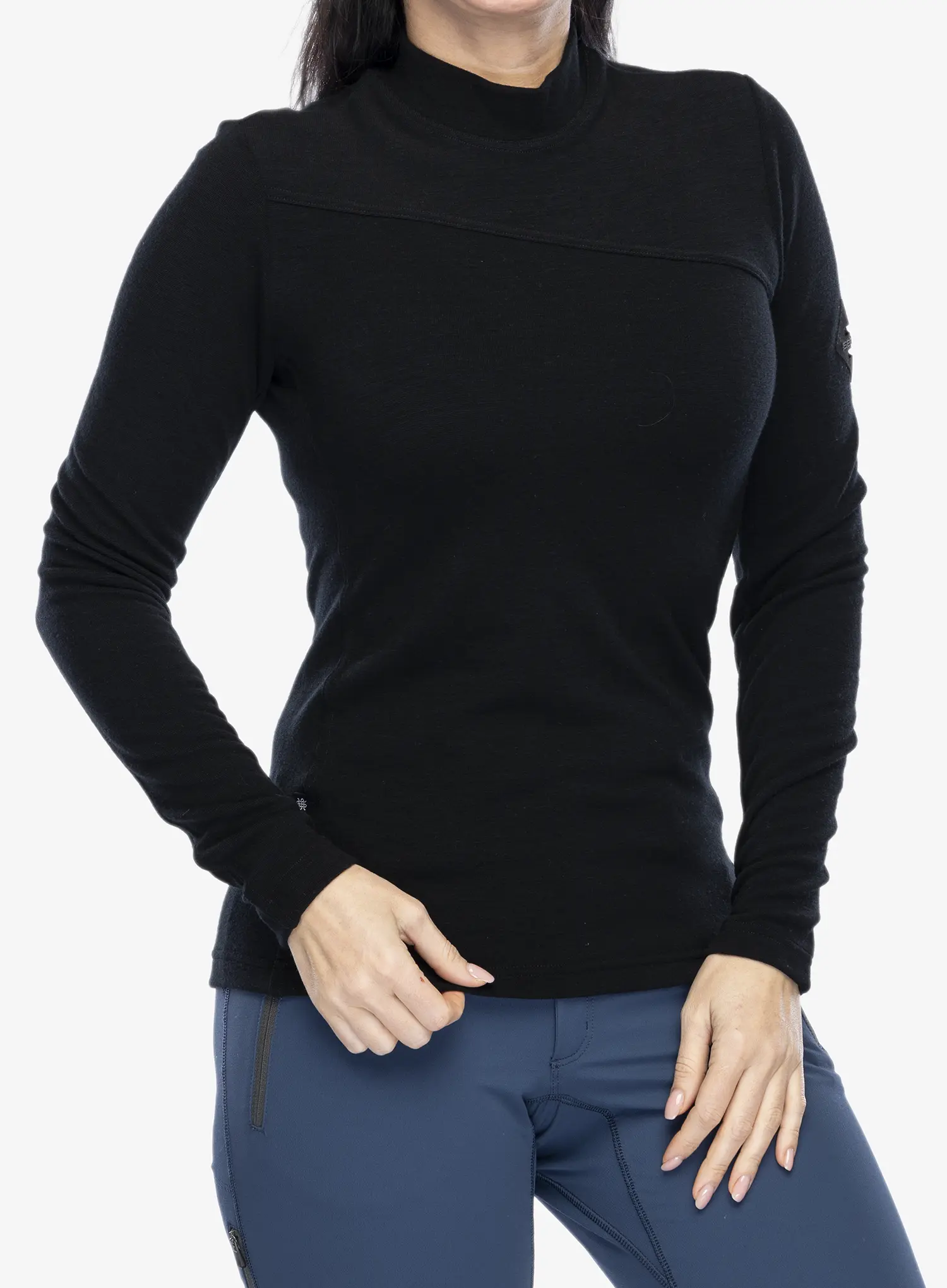 Termo flis jopa Sensor Merino Ex Tee L/S - black