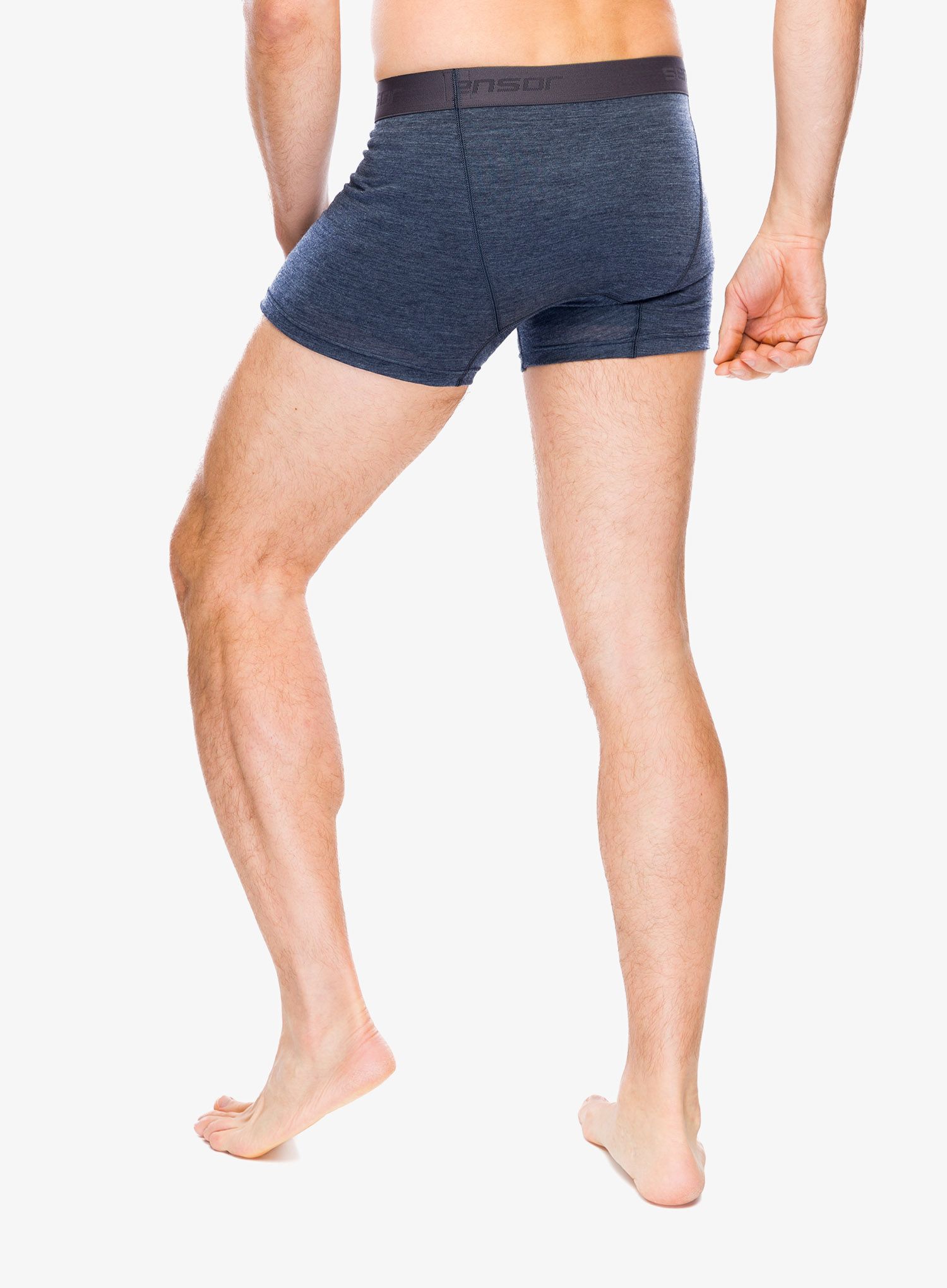 Boksarice Sensor Merino Lite Boxers - mottled blue
