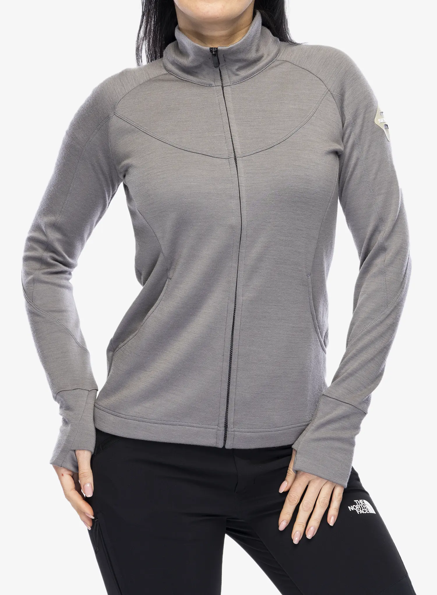 Jopica Sensor Merino Upper Fleece Full Zip - grey