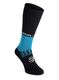 Tekaške nogavice Compressport Full Socks Winter Run - mosaic blue/black