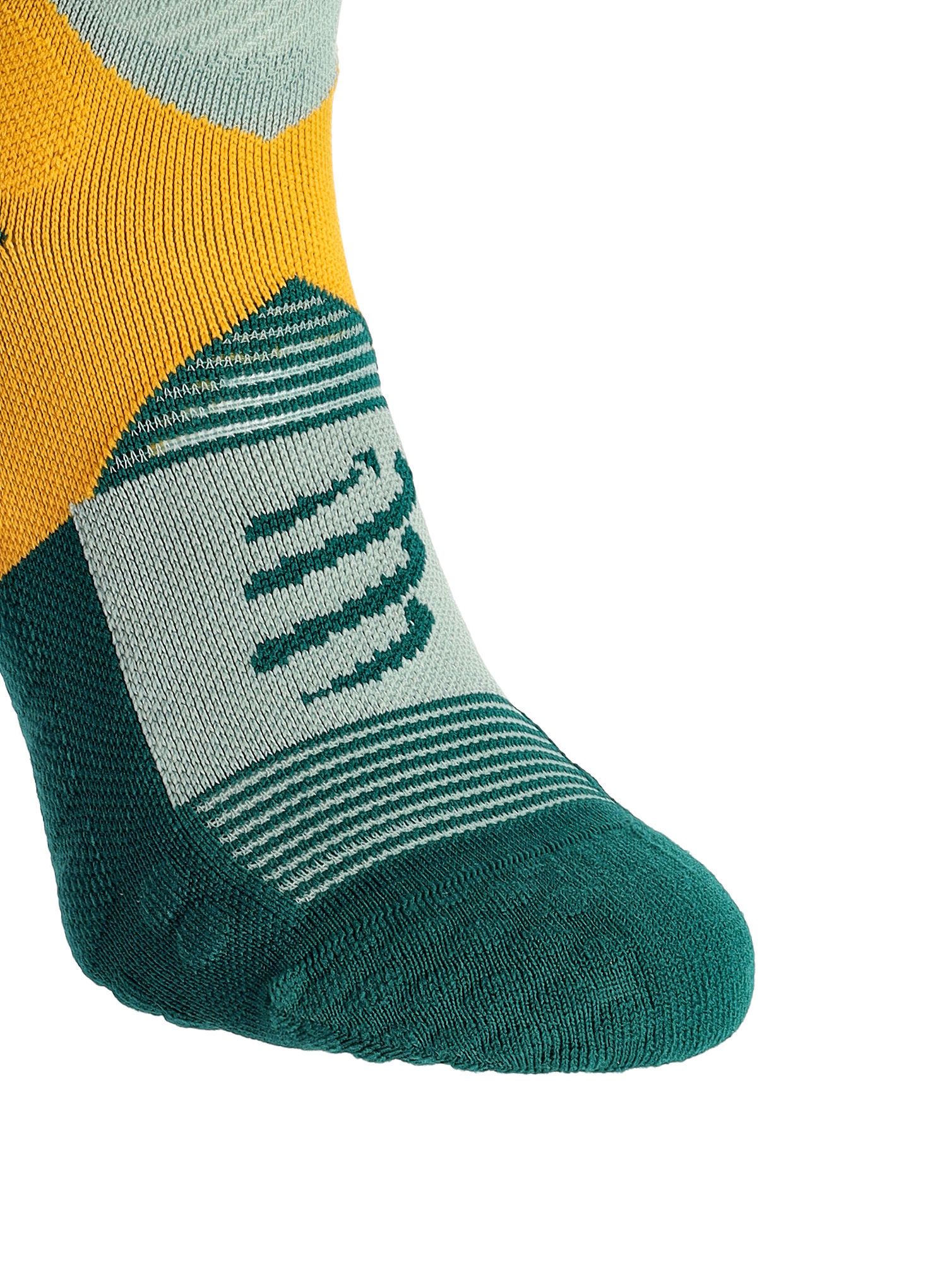 Tekaške nogavice Compressport Ultra Trail Socks v2.0 - slate grey/saffron