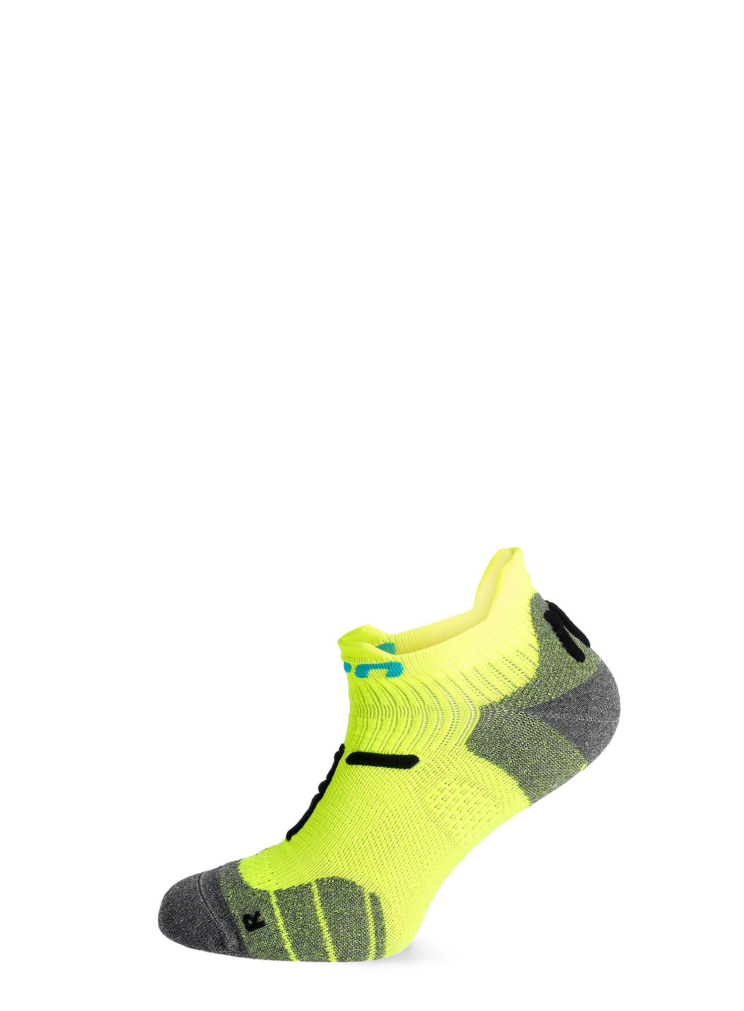 Tekaške nogavice UYN Run 2in Socks - yellow fluo/black