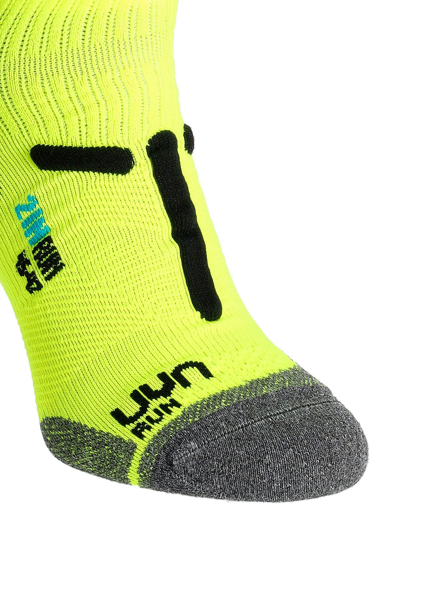 Tekaške nogavice UYN Run 2in Socks - yellow fluo/black
