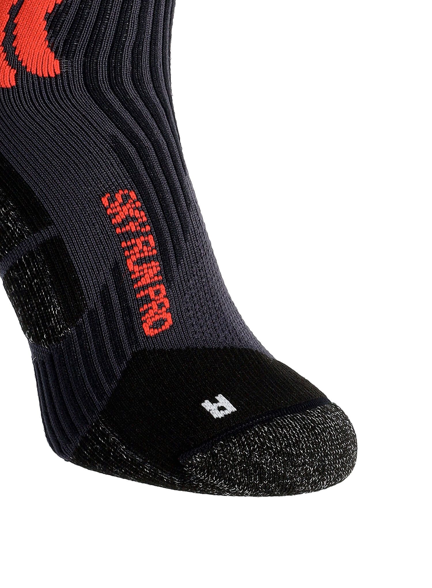 Tekaške nogavice X-Socks Sky Run Pro 4.0 - anthracite/dragonfly red