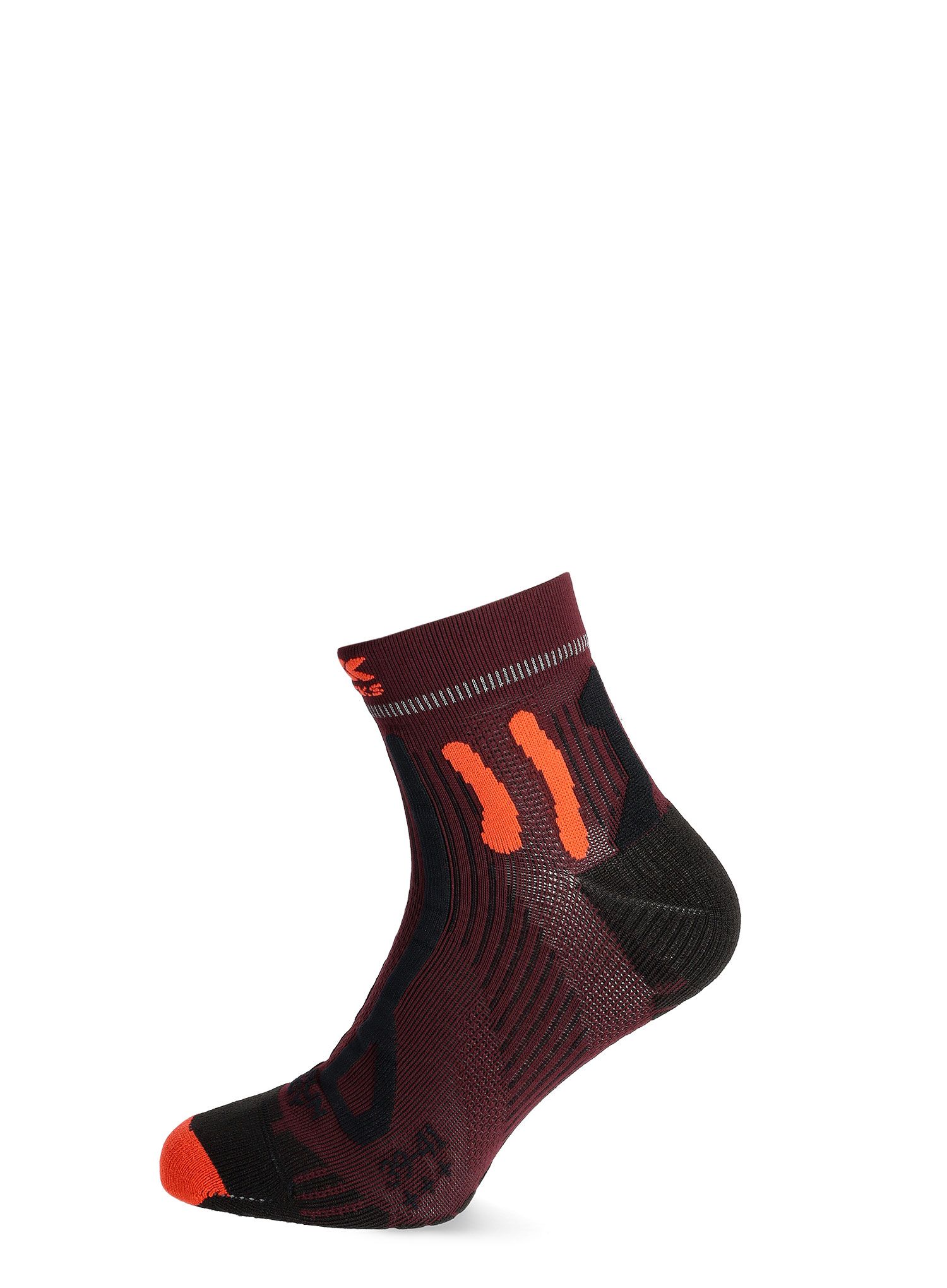 Tekaške nogavice X-Socks Trail Run Energy 4.0 - namib red/trick orange