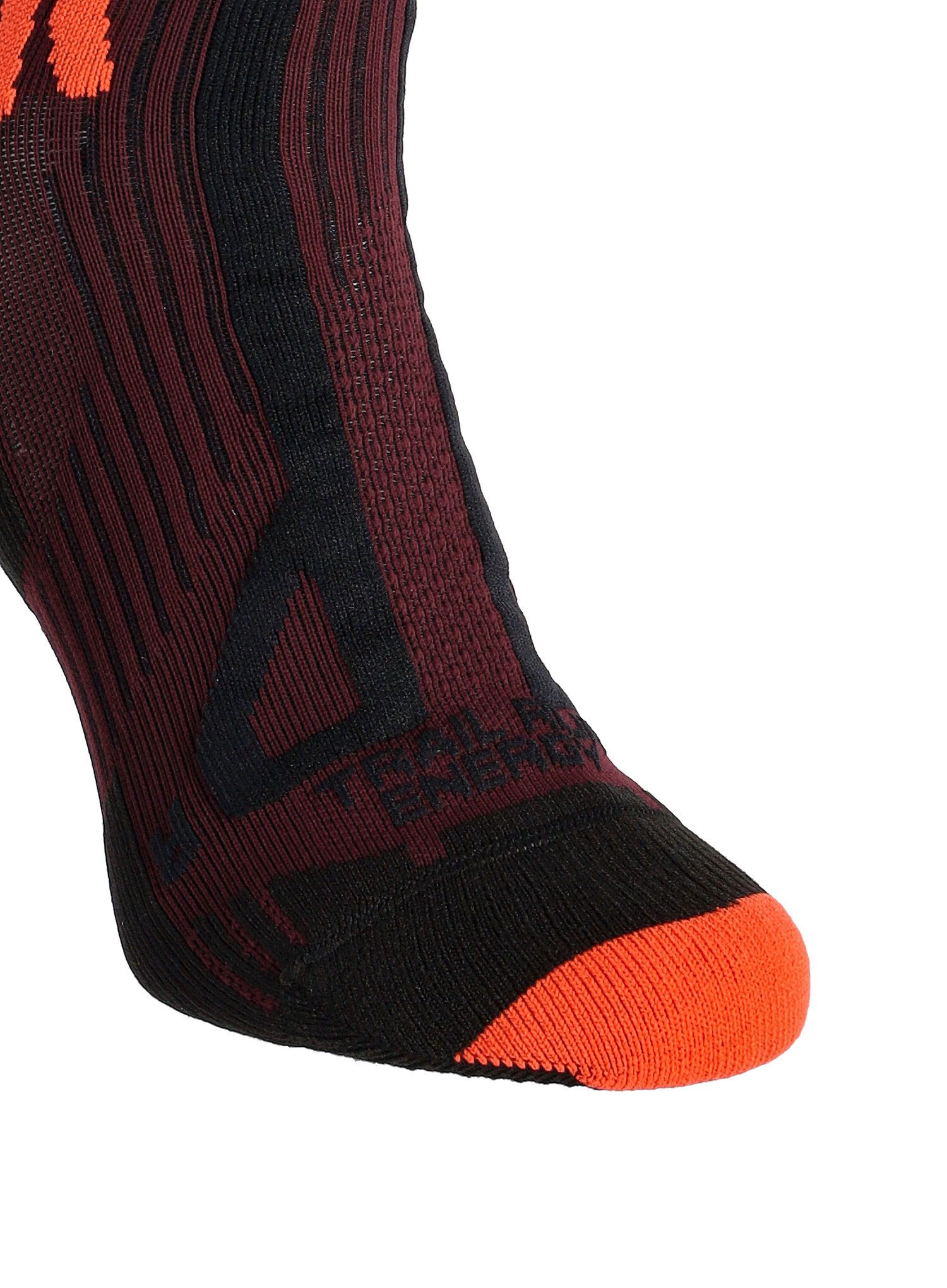 Tekaške nogavice X-Socks Trail Run Energy 4.0 - namib red/trick orange