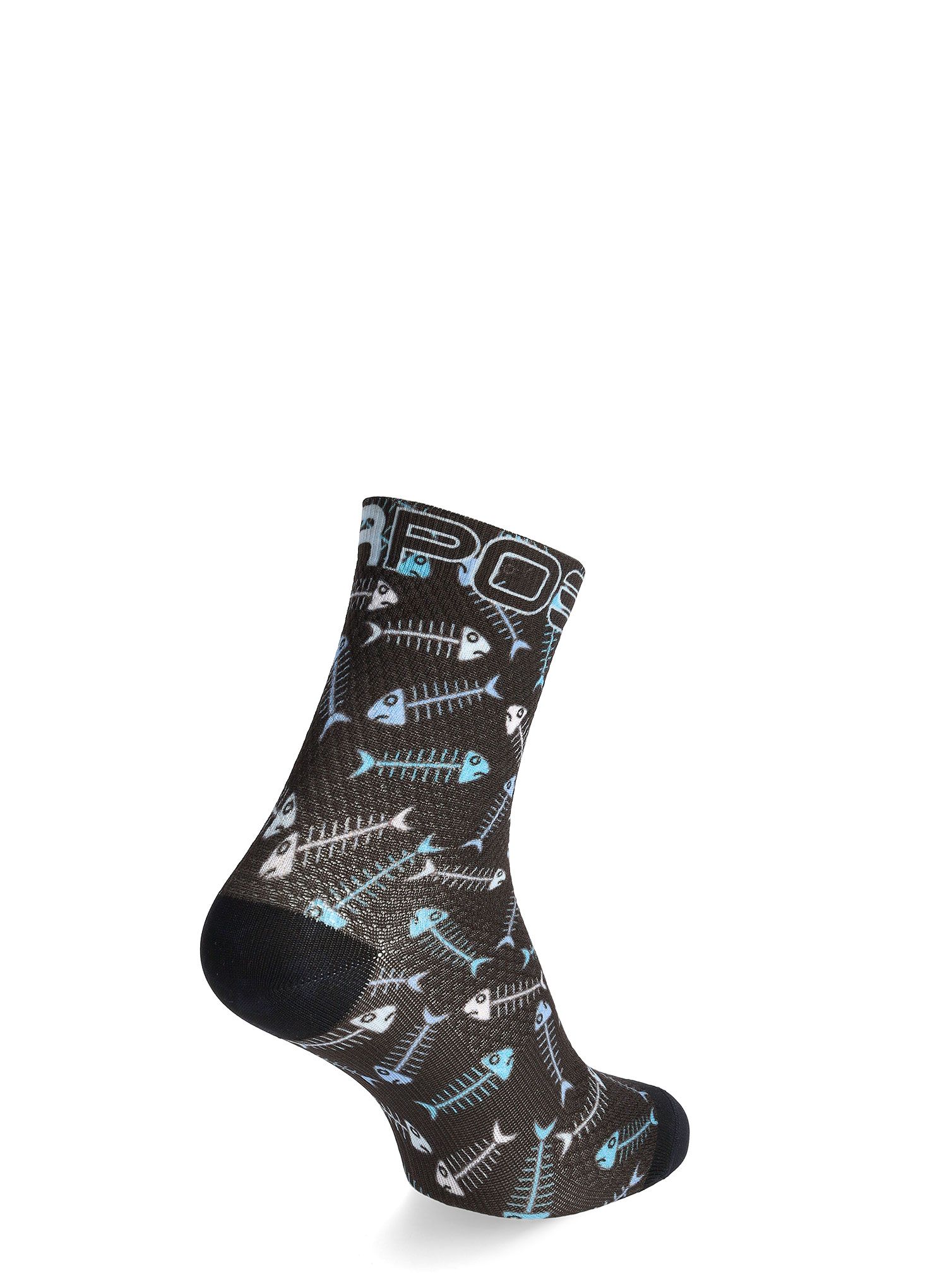 Ženske nogavice Karpos Green Fire Socks - black/ombre blue/aquamarine