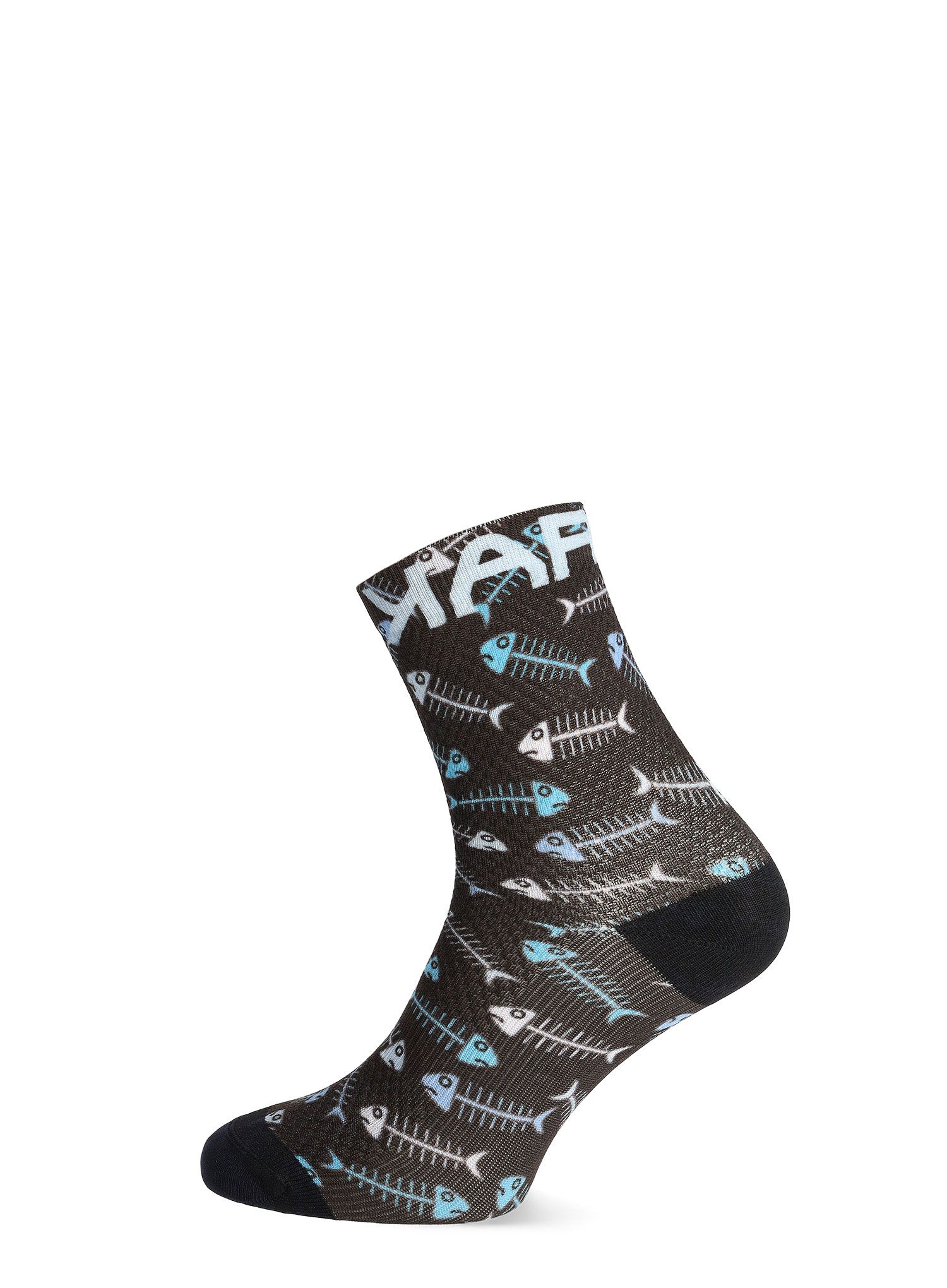 Ženske nogavice Karpos Green Fire Socks - black/ombre blue/aquamarine