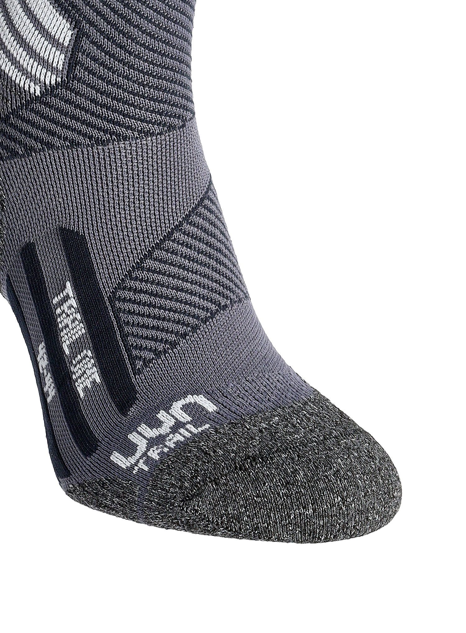 Tekaške nogavice UYN Run Trail One Socks - grey/wht