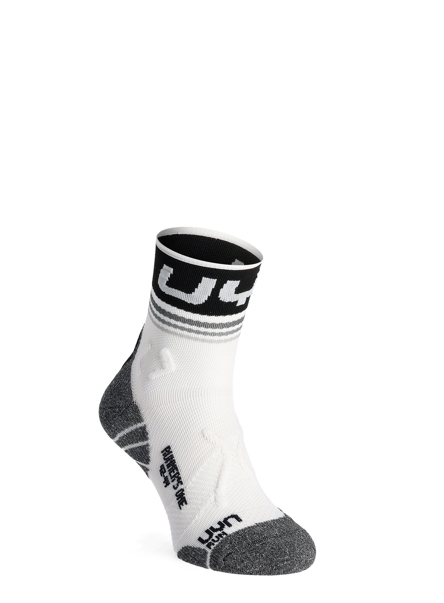 Tekaške nogavice UYN Runner's One Short Socks - white/black