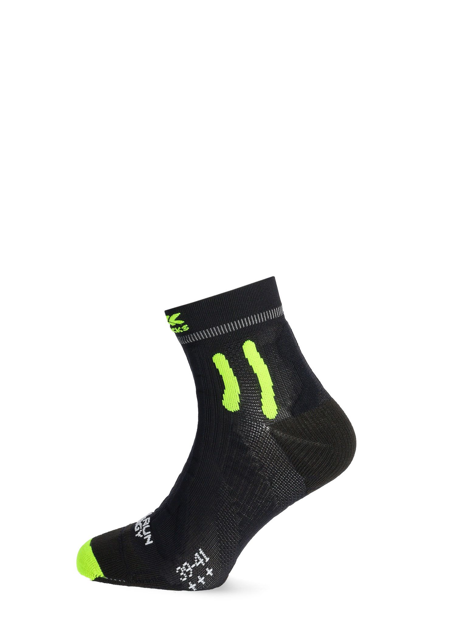 Tekaške nogavice X-Socks Trail Run Energy 4.0 - opal black/effektor green