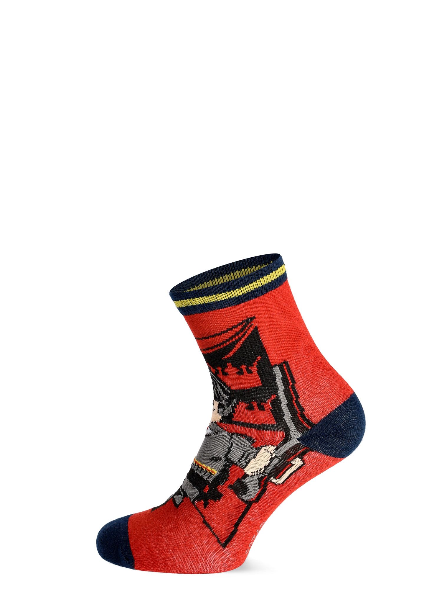 Otroške nogavice LEGO Aris 711 - dark red