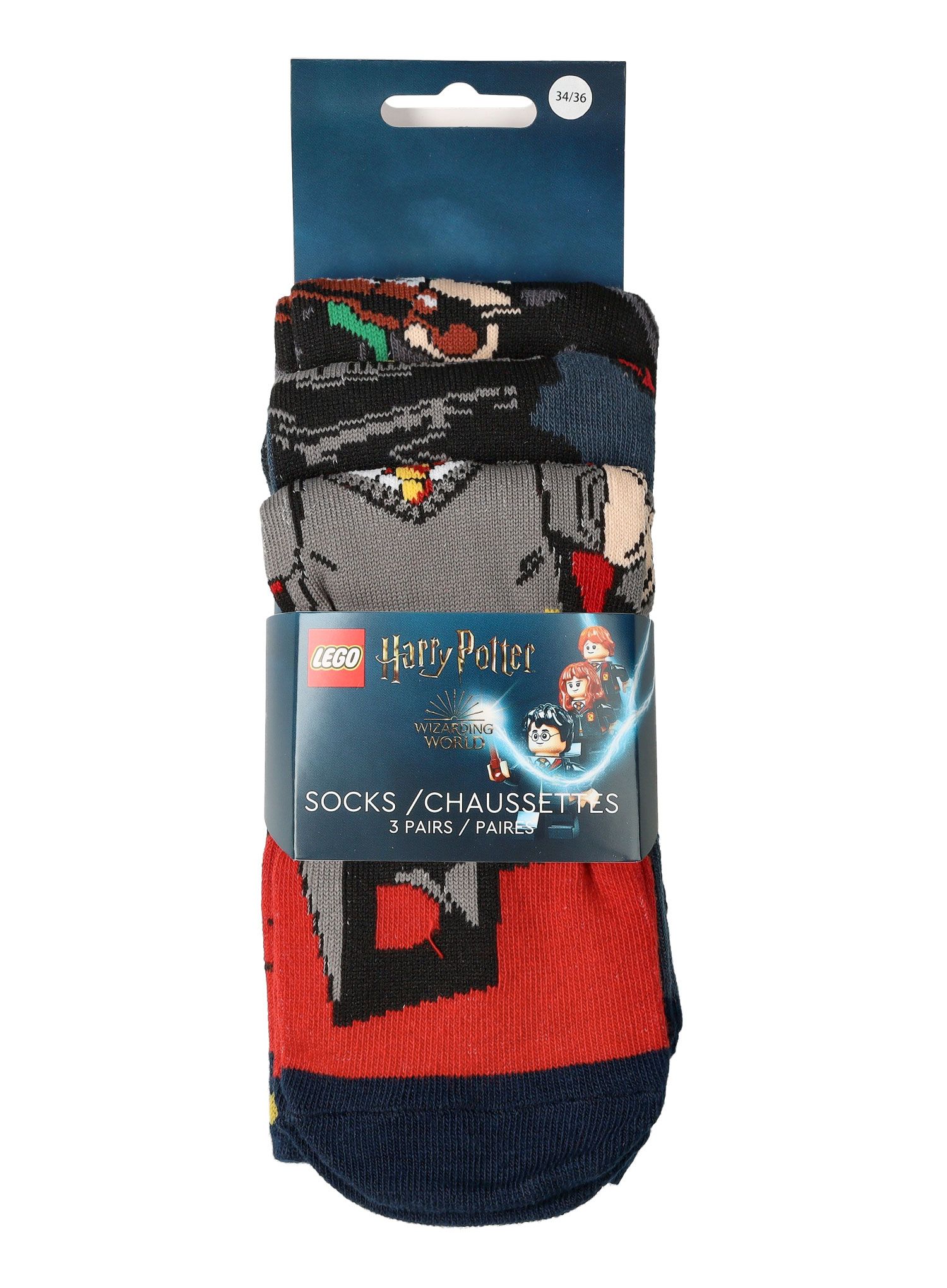 Otroške nogavice LEGO Aris 711 - dark red