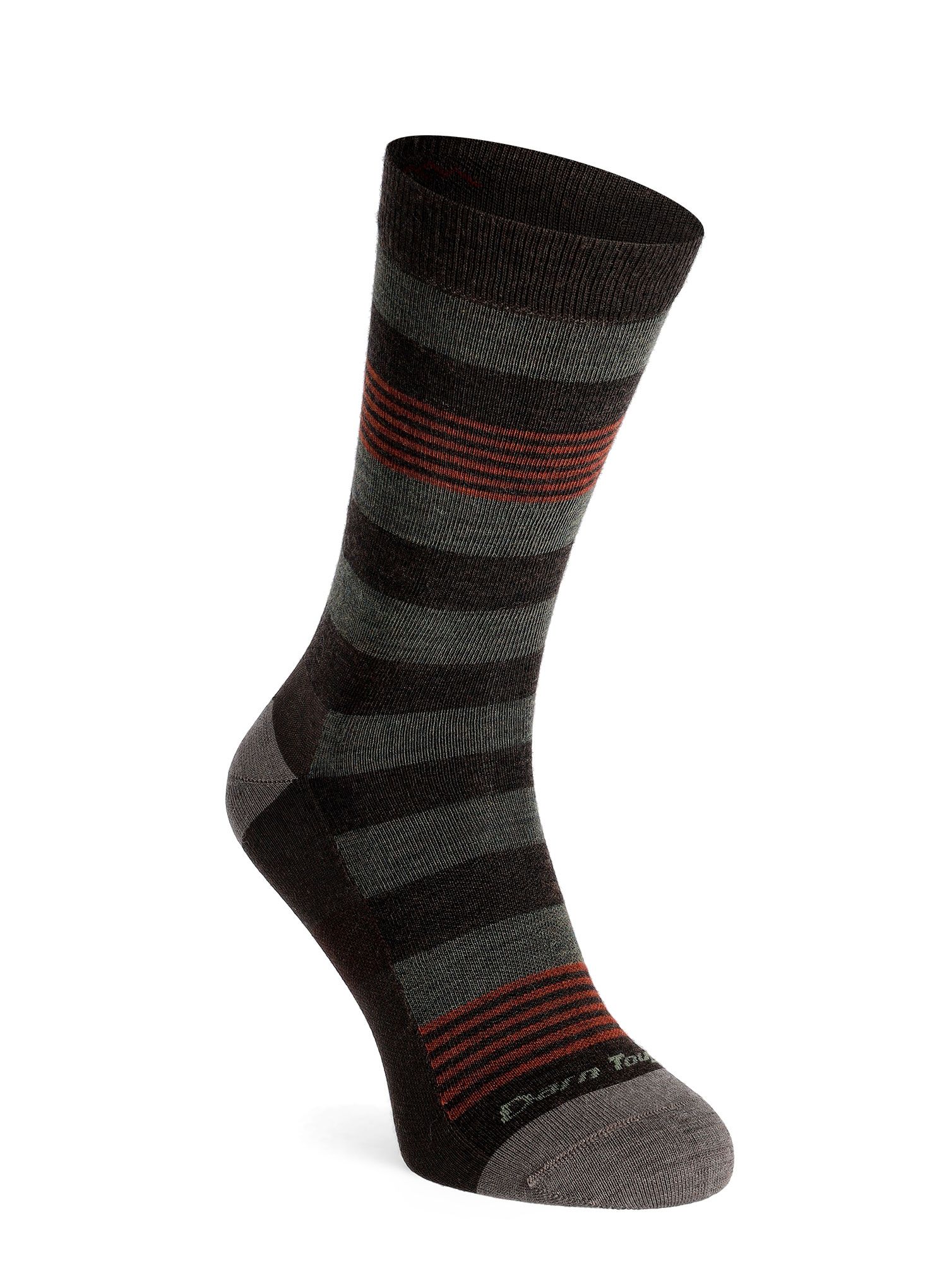 Merino nogavice Darn Tough Oxford Crew Lightweight - brown