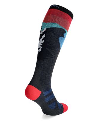 Smučarske nogavice Darn Tough Solstice OTC Lightweight - charcoal